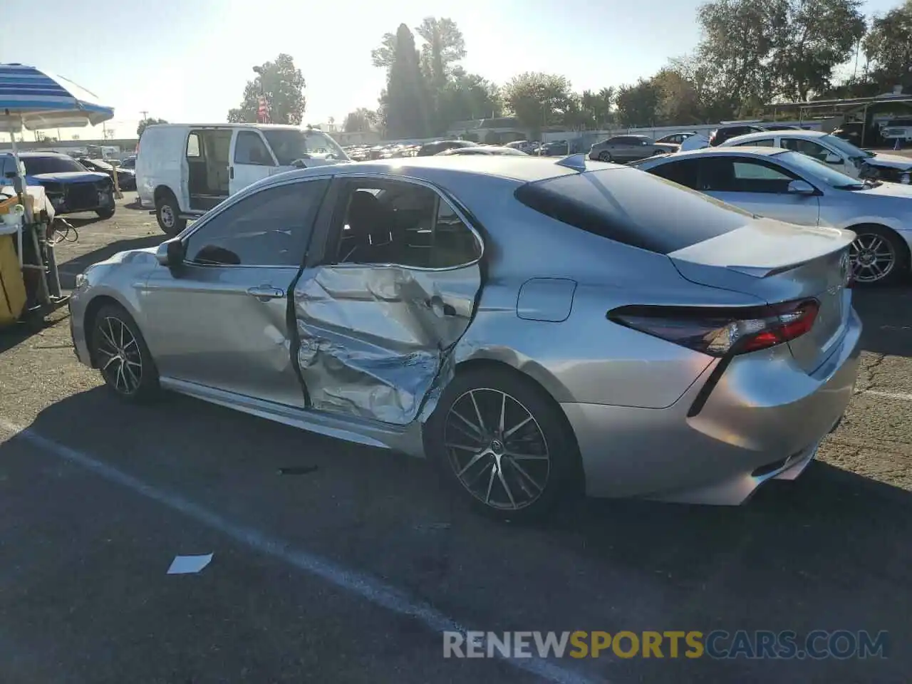 2 Photograph of a damaged car 4T1G11AK6MU419952 TOYOTA CAMRY 2021