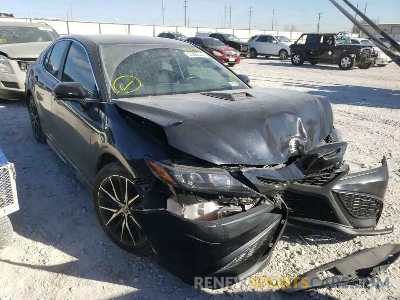 1 Photograph of a damaged car 4T1G11AK6MU420941 TOYOTA CAMRY 2021