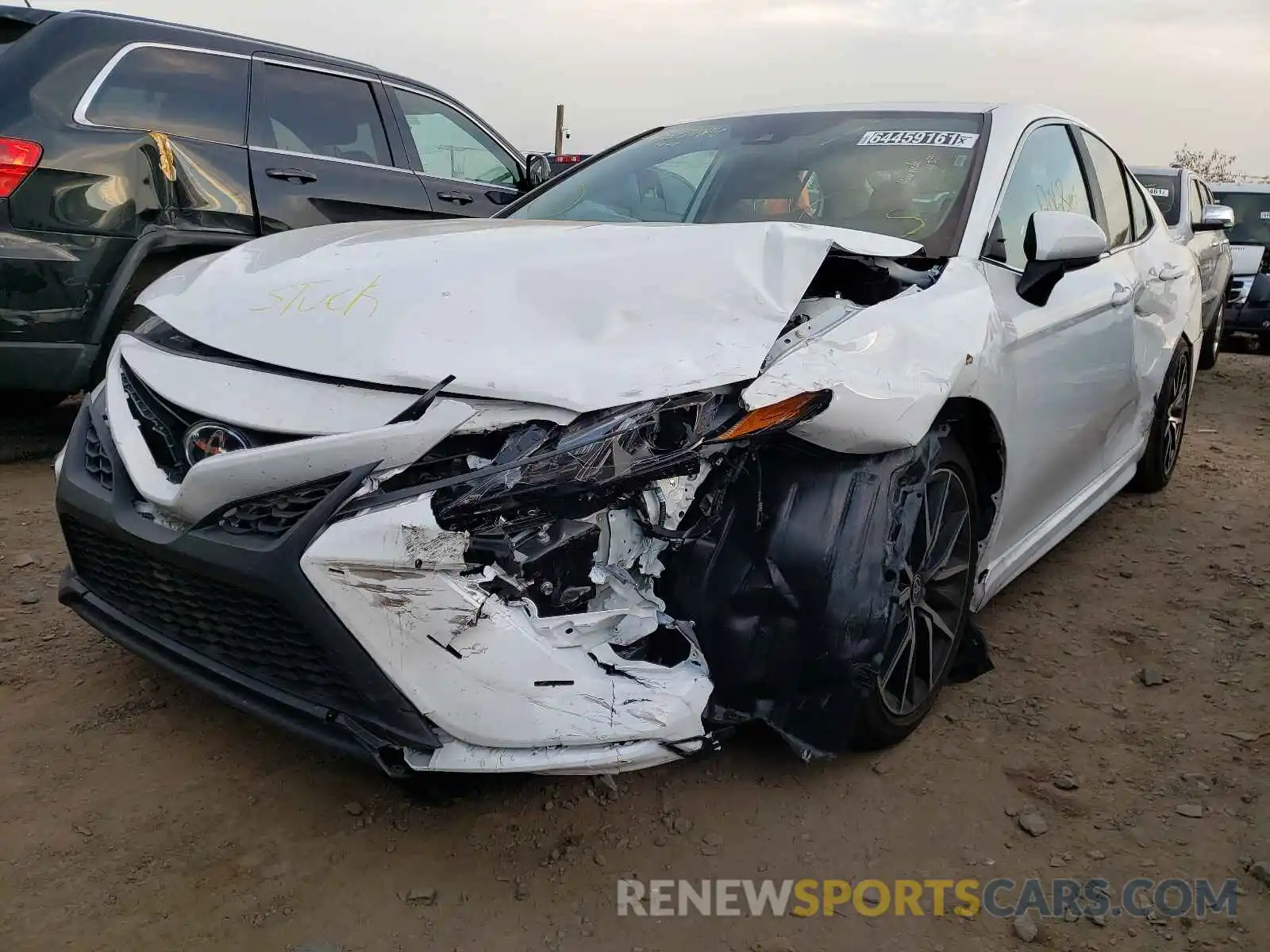 2 Photograph of a damaged car 4T1G11AK6MU445399 TOYOTA CAMRY 2021