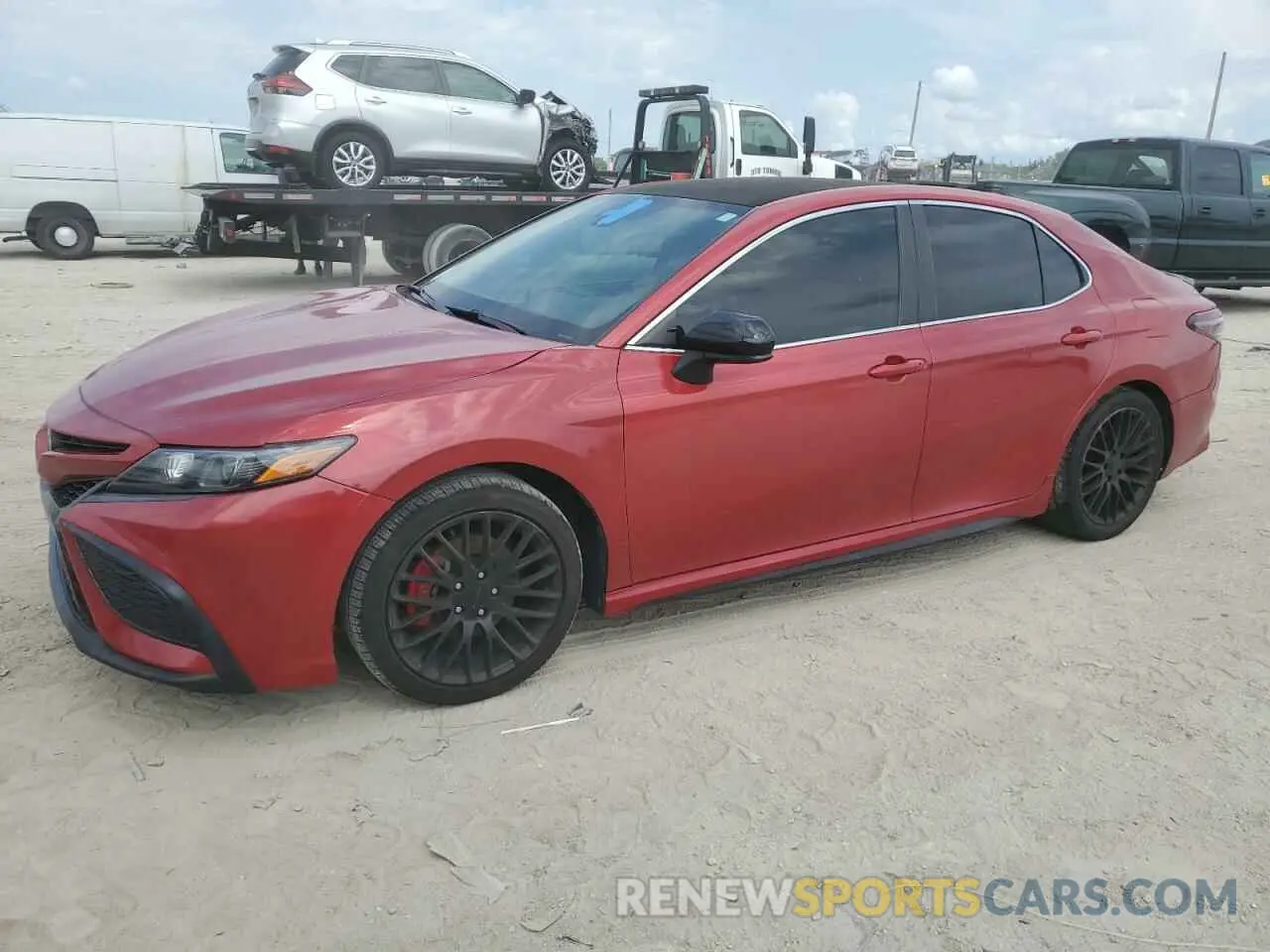 1 Photograph of a damaged car 4T1G11AK6MU450988 TOYOTA CAMRY 2021