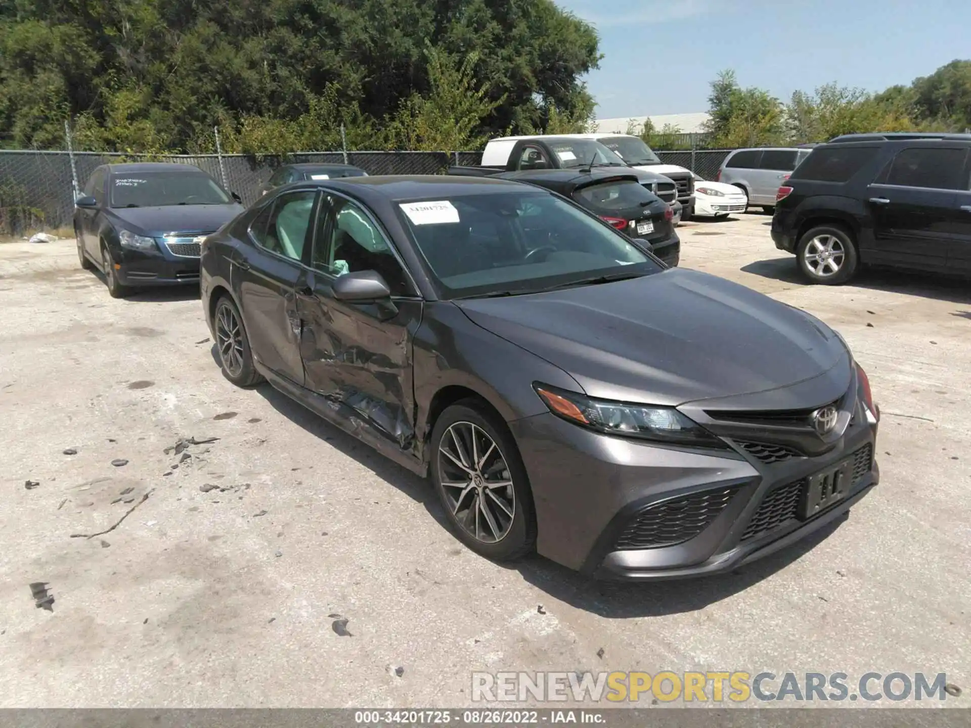 1 Photograph of a damaged car 4T1G11AK6MU453793 TOYOTA CAMRY 2021