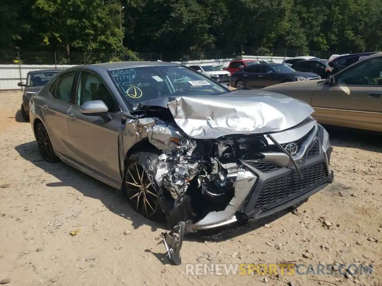 1 Photograph of a damaged car 4T1G11AK6MU456869 TOYOTA CAMRY 2021