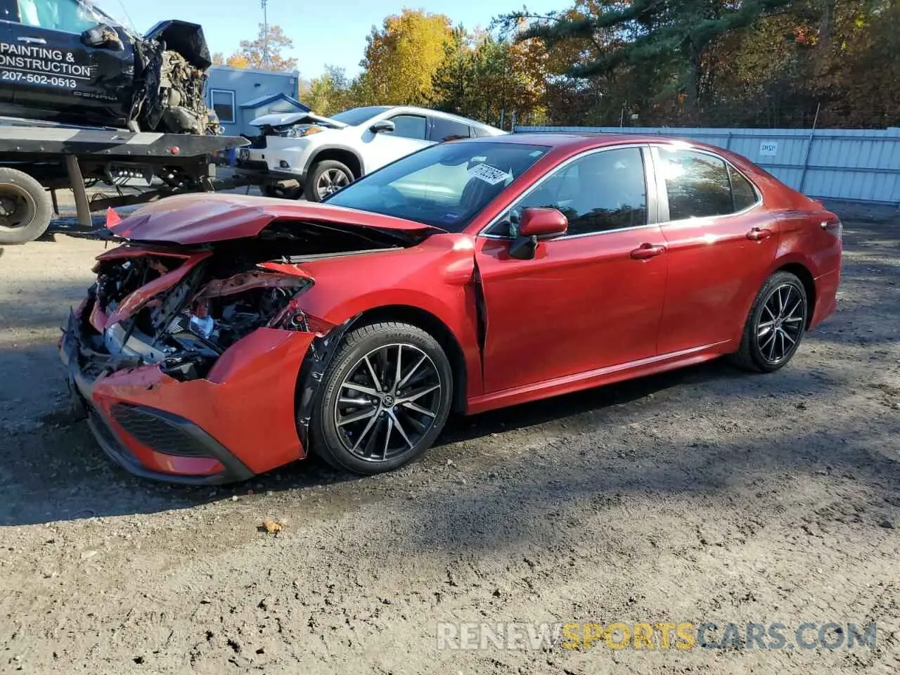 1 Photograph of a damaged car 4T1G11AK6MU470674 TOYOTA CAMRY 2021