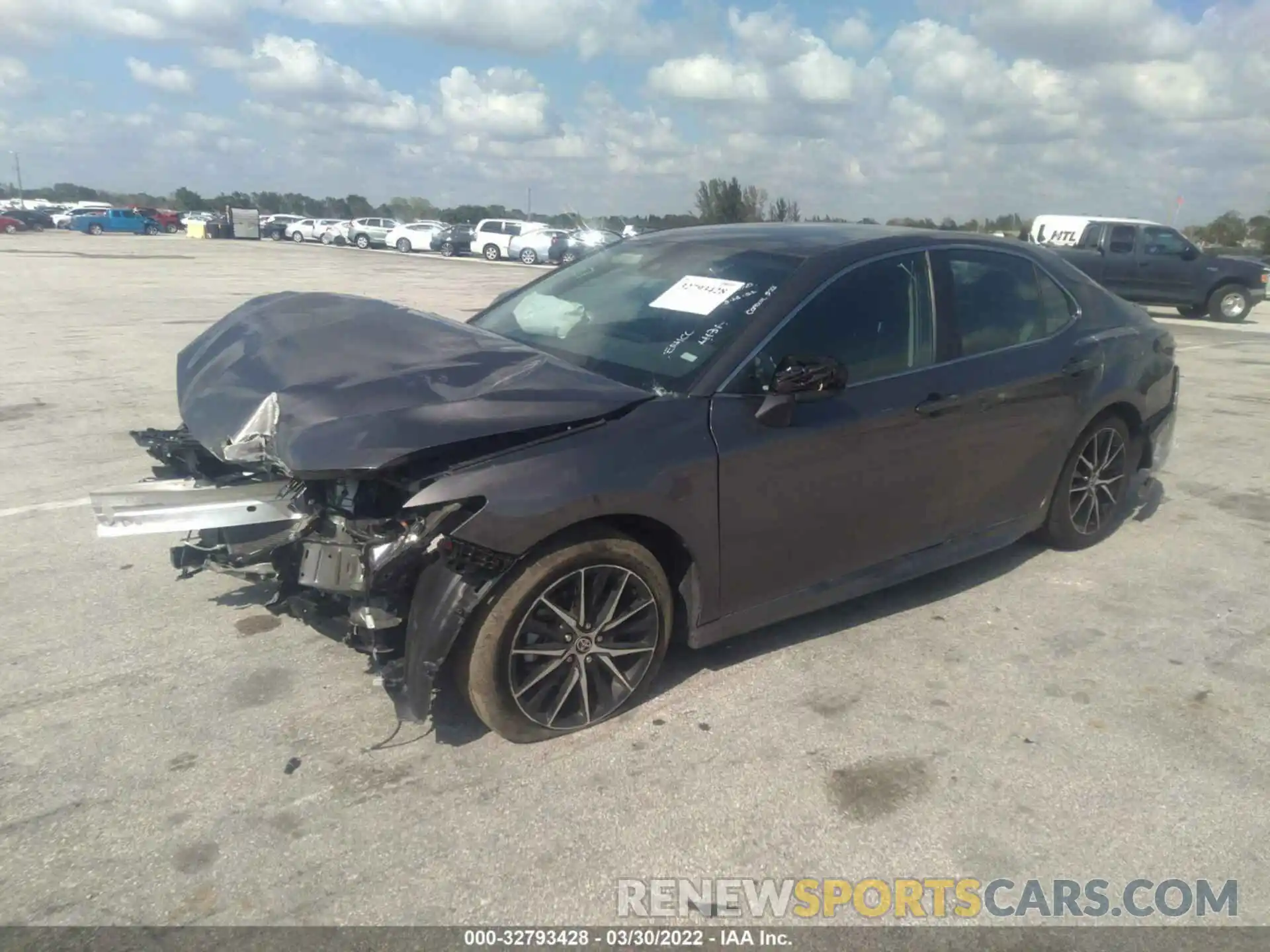 2 Photograph of a damaged car 4T1G11AK6MU476927 TOYOTA CAMRY 2021