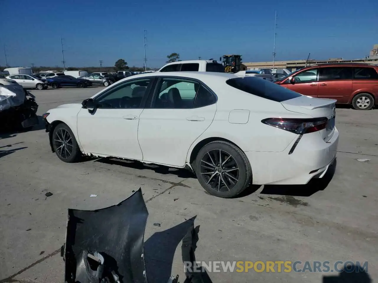 2 Photograph of a damaged car 4T1G11AK6MU477558 TOYOTA CAMRY 2021