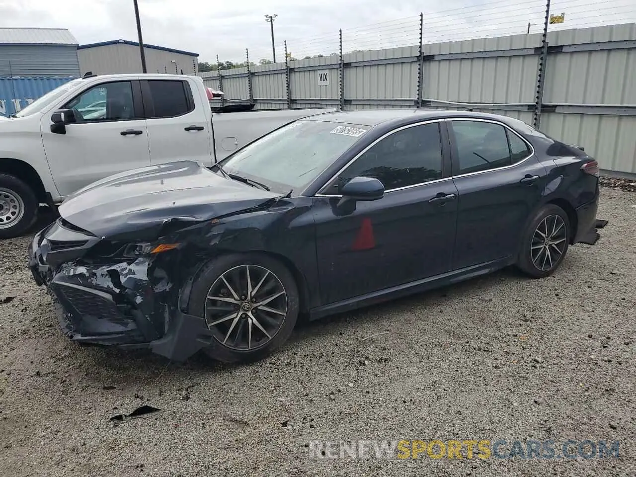 1 Photograph of a damaged car 4T1G11AK6MU491914 TOYOTA CAMRY 2021