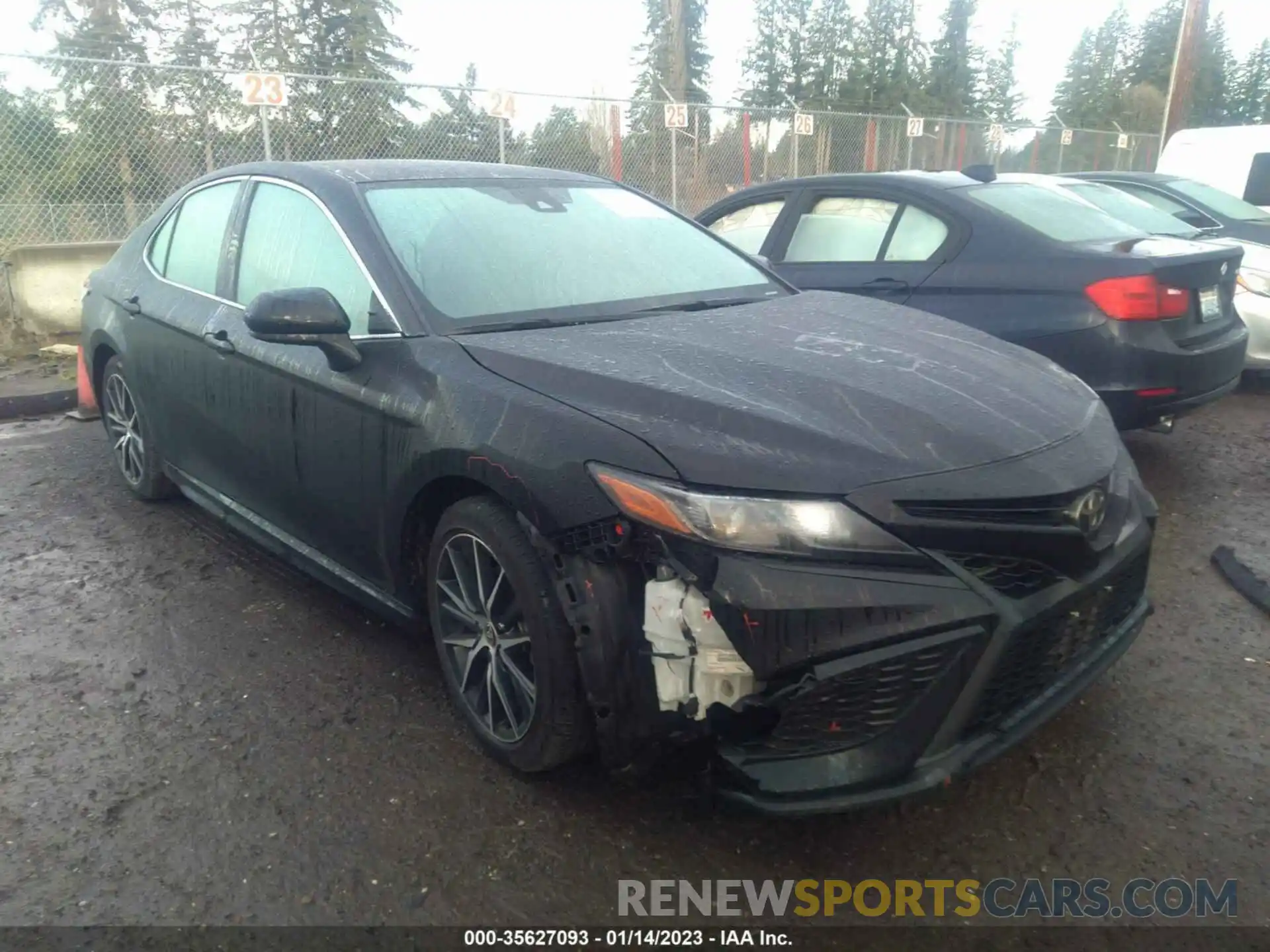 1 Photograph of a damaged car 4T1G11AK6MU515936 TOYOTA CAMRY 2021