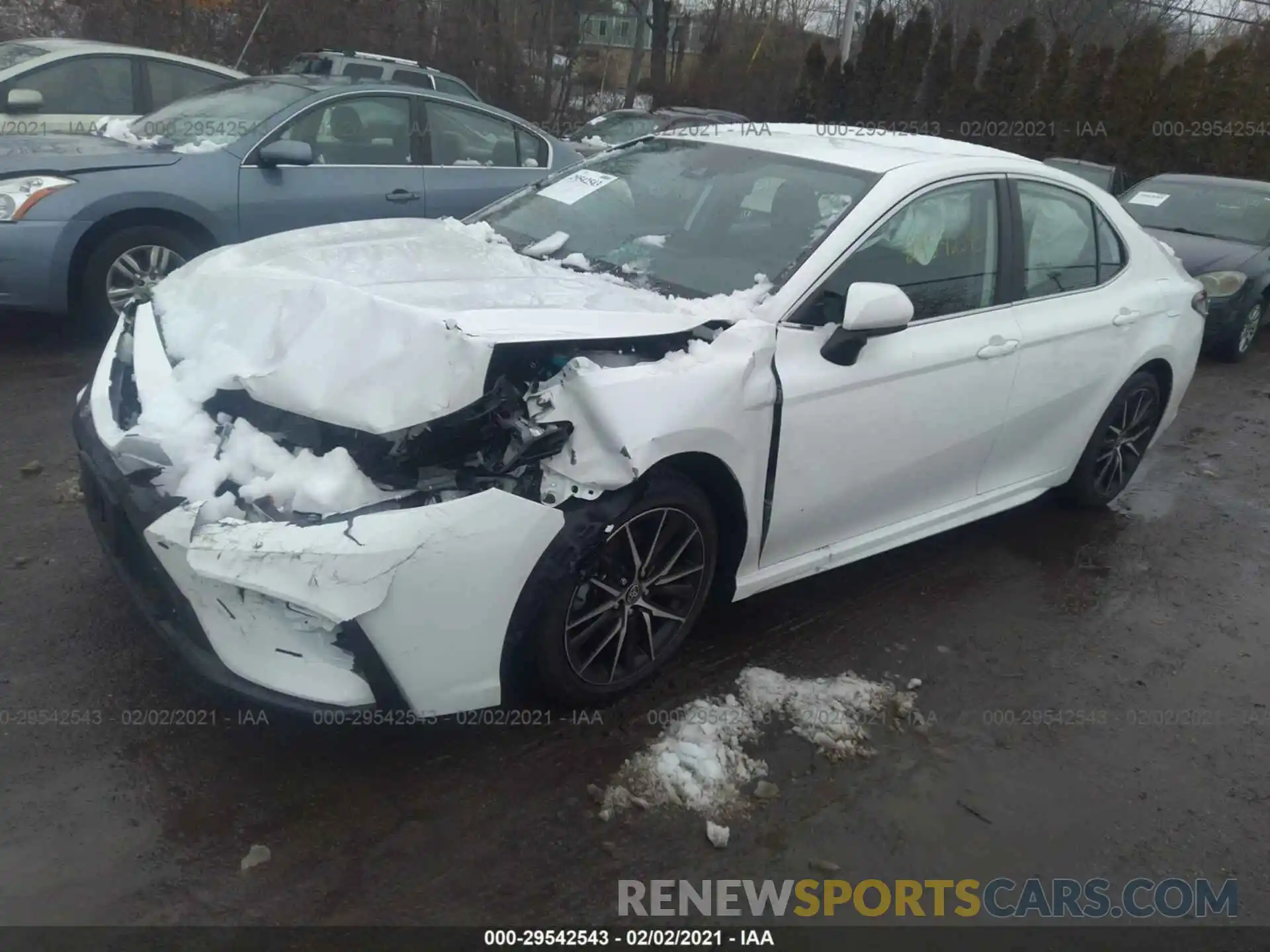 2 Photograph of a damaged car 4T1G11AK6MU537953 TOYOTA CAMRY 2021