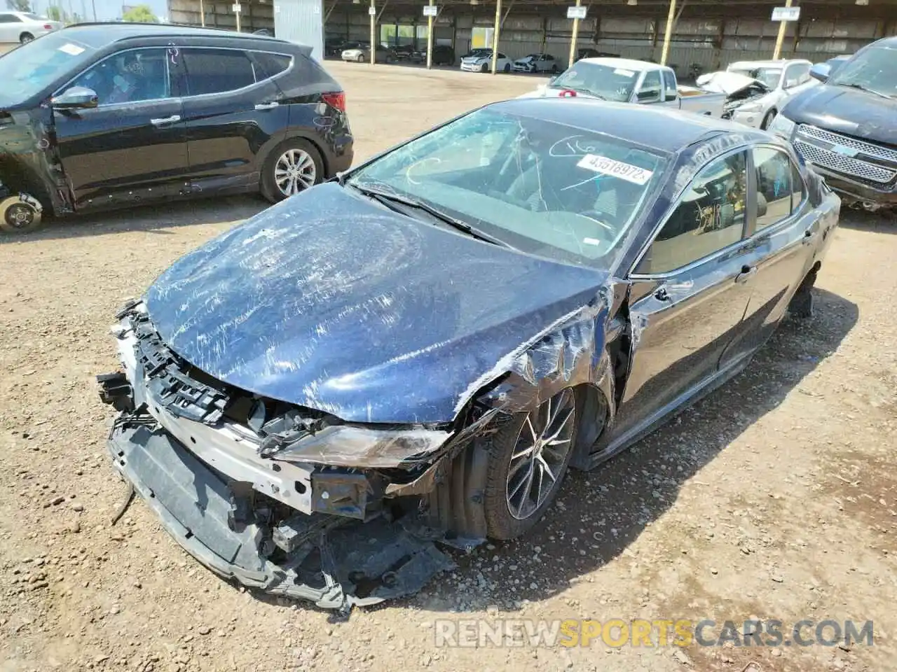 2 Photograph of a damaged car 4T1G11AK6MU552100 TOYOTA CAMRY 2021