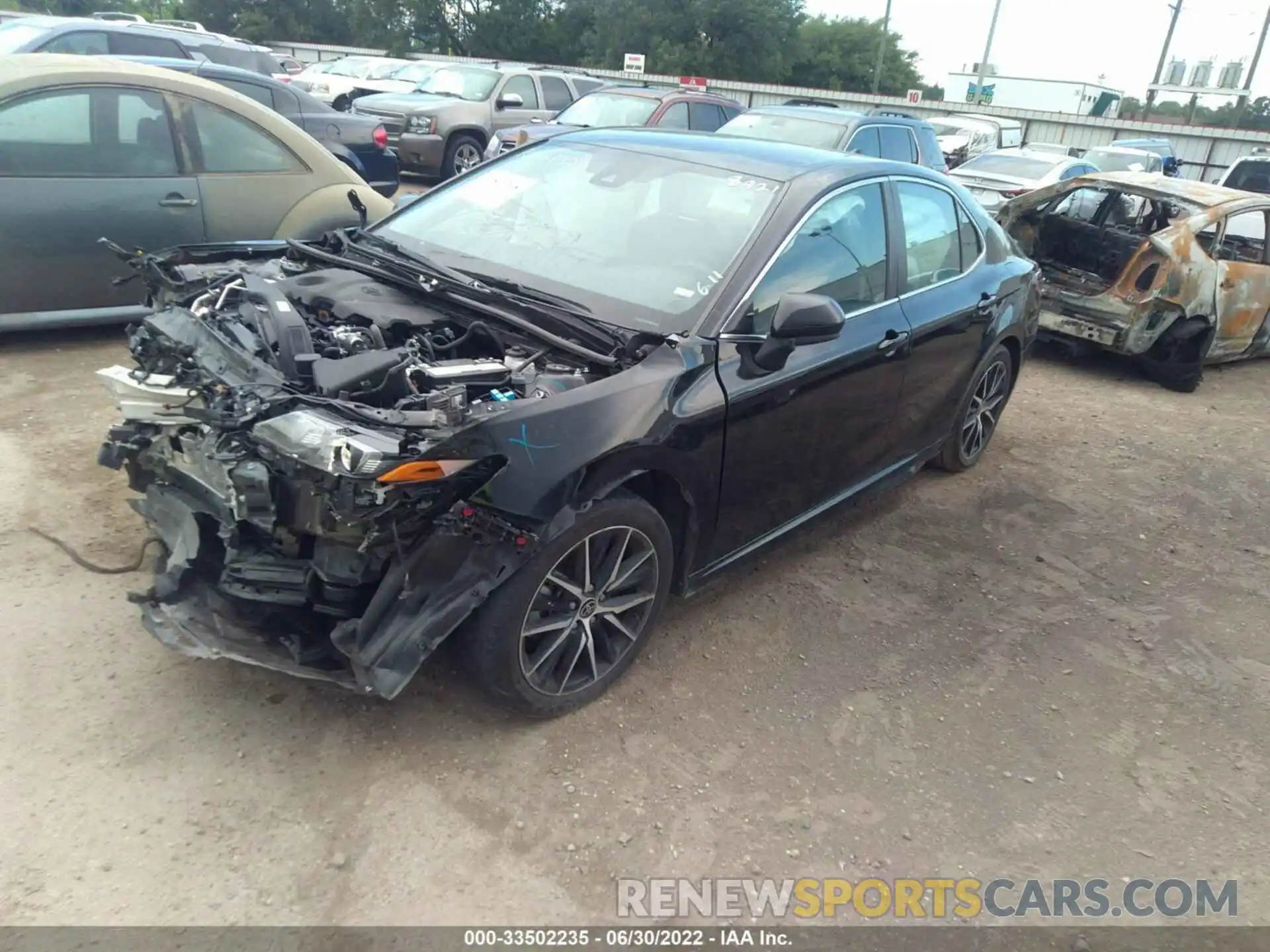 2 Photograph of a damaged car 4T1G11AK6MU588921 TOYOTA CAMRY 2021