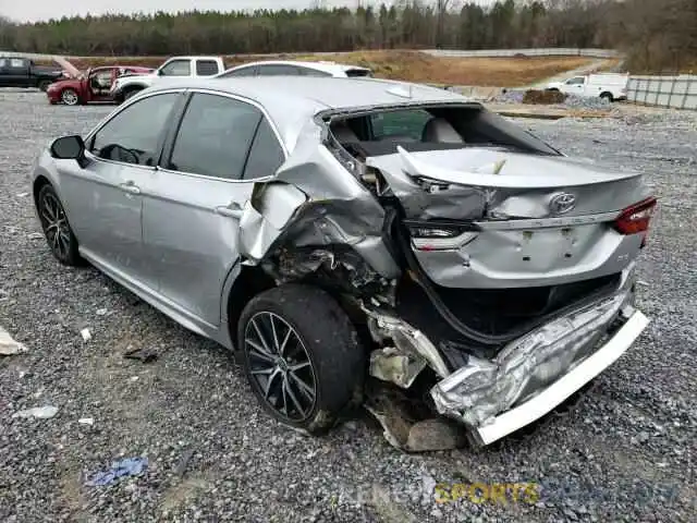 3 Photograph of a damaged car 4T1G11AK6MU596646 TOYOTA CAMRY 2021