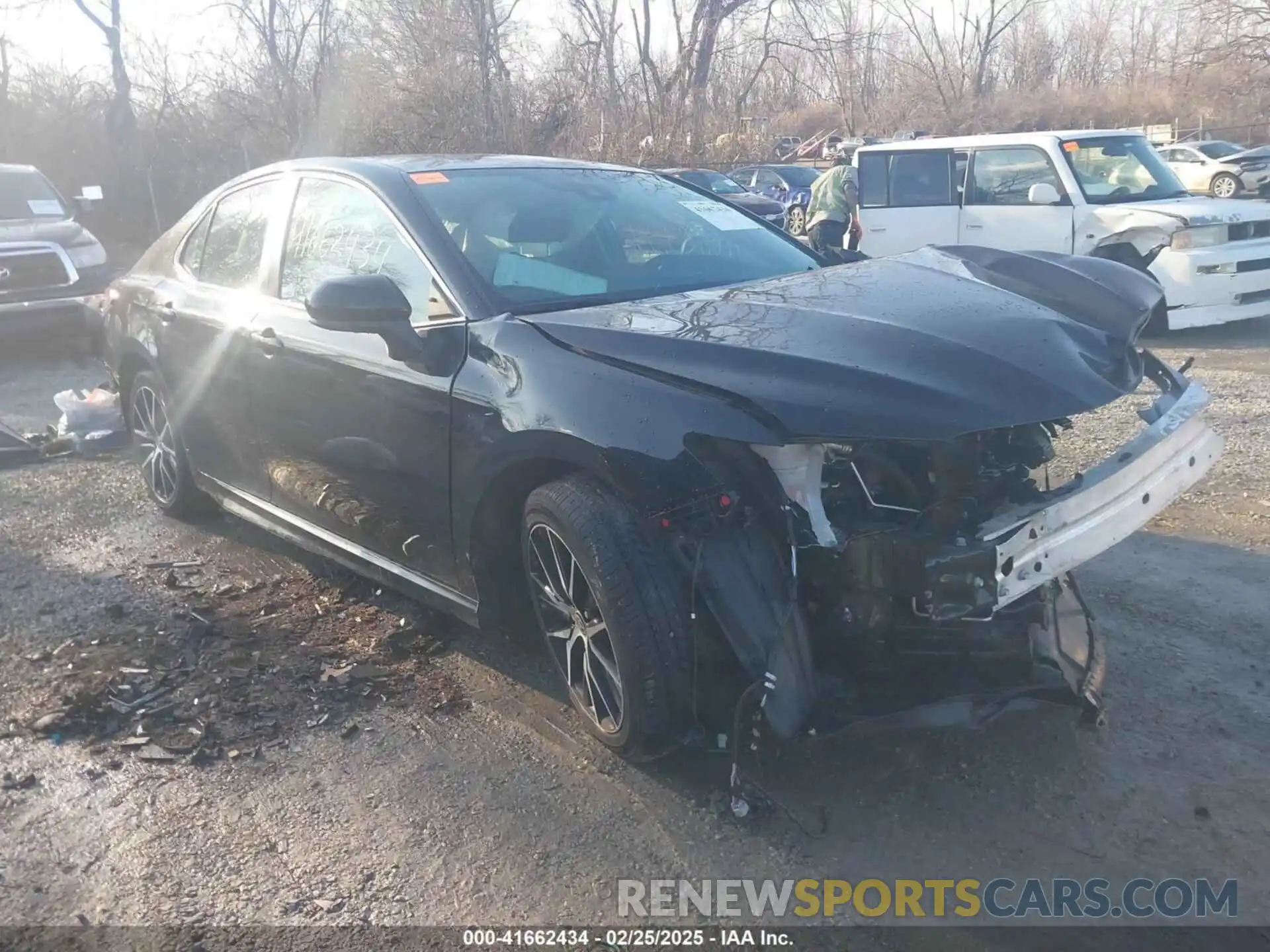 1 Photograph of a damaged car 4T1G11AK6MU612134 TOYOTA CAMRY 2021