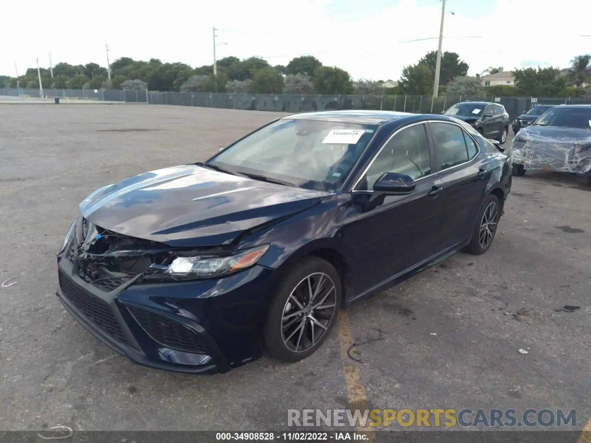 2 Photograph of a damaged car 4T1G11AK7MU405851 TOYOTA CAMRY 2021