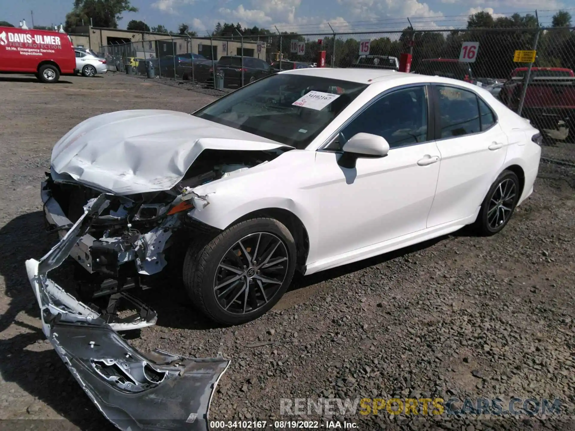 2 Photograph of a damaged car 4T1G11AK7MU406529 TOYOTA CAMRY 2021