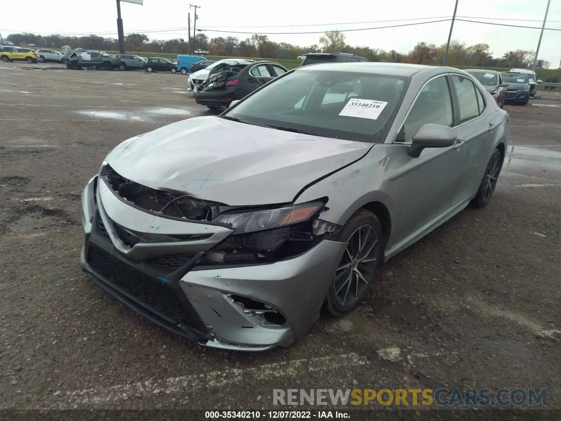 2 Photograph of a damaged car 4T1G11AK7MU409186 TOYOTA CAMRY 2021