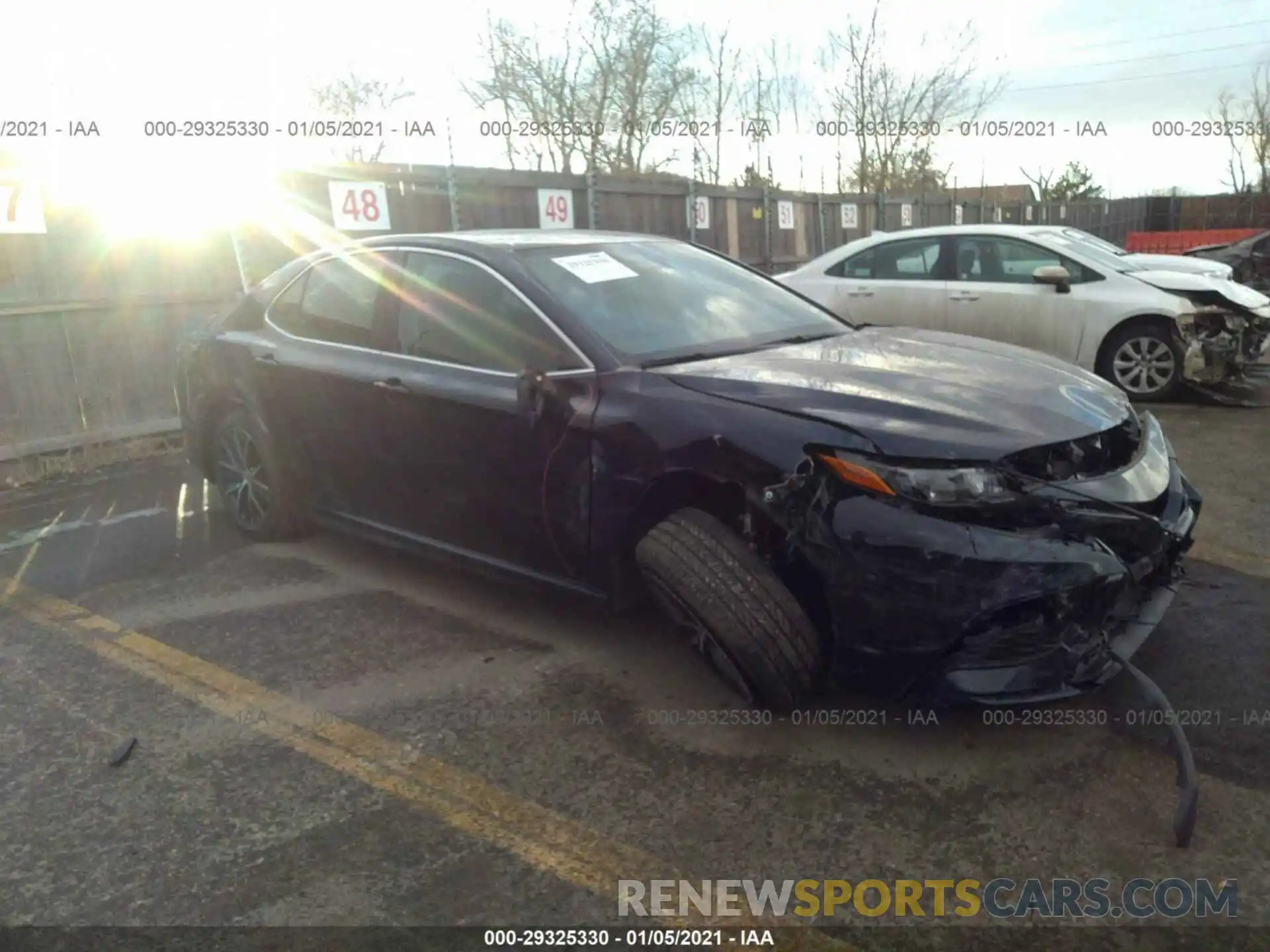 1 Photograph of a damaged car 4T1G11AK7MU412203 TOYOTA CAMRY 2021