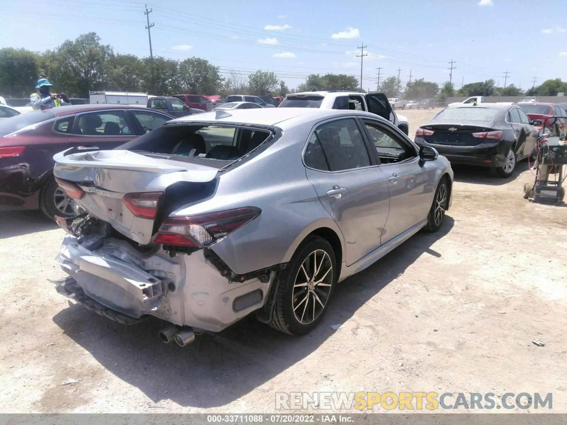 4 Photograph of a damaged car 4T1G11AK7MU414517 TOYOTA CAMRY 2021