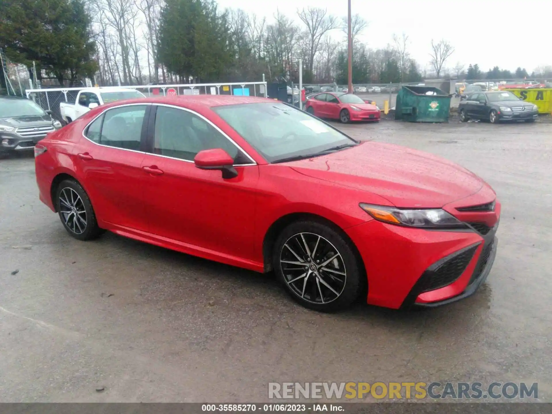 1 Photograph of a damaged car 4T1G11AK7MU415196 TOYOTA CAMRY 2021