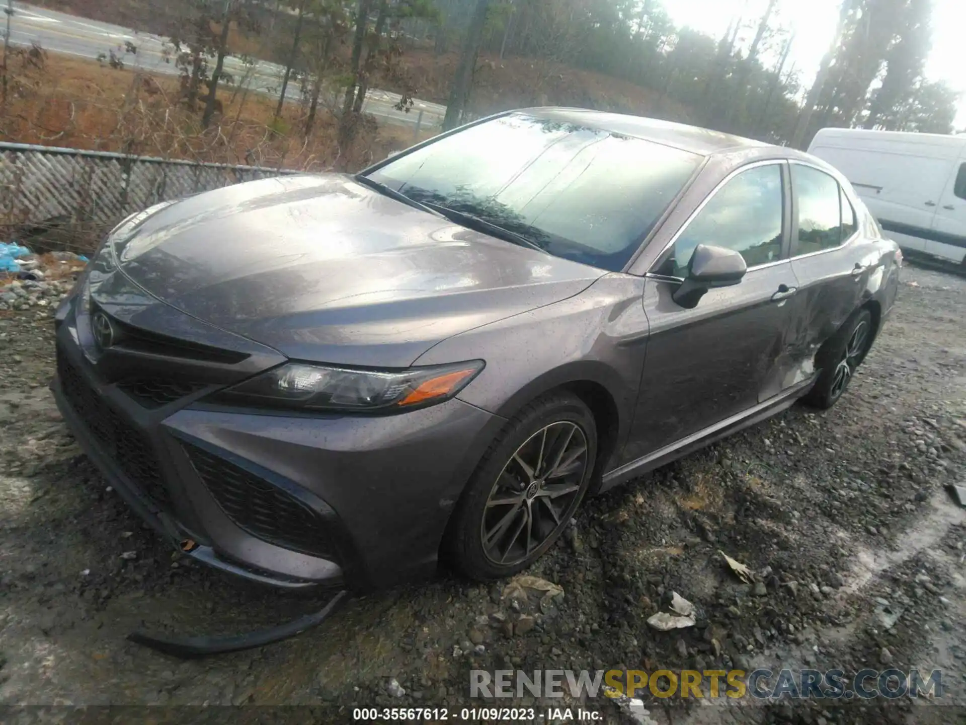 2 Photograph of a damaged car 4T1G11AK7MU437151 TOYOTA CAMRY 2021