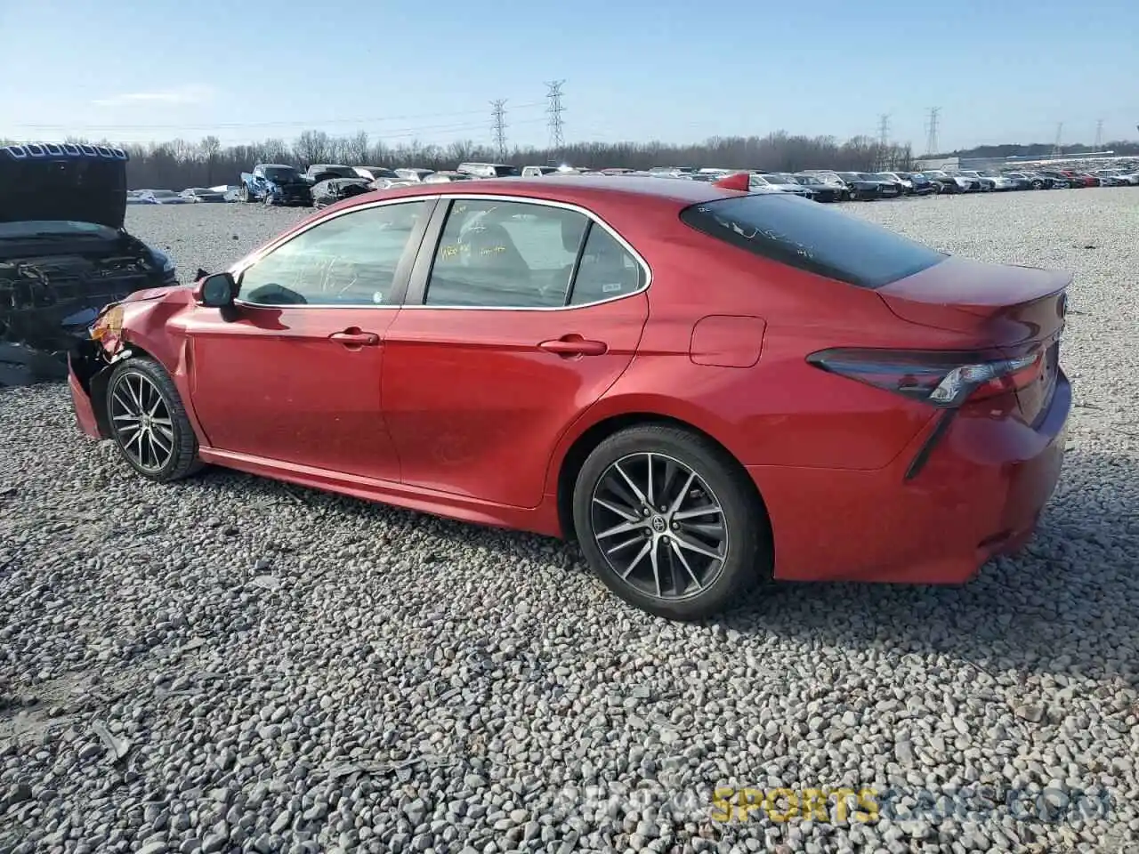 2 Photograph of a damaged car 4T1G11AK7MU439661 TOYOTA CAMRY 2021