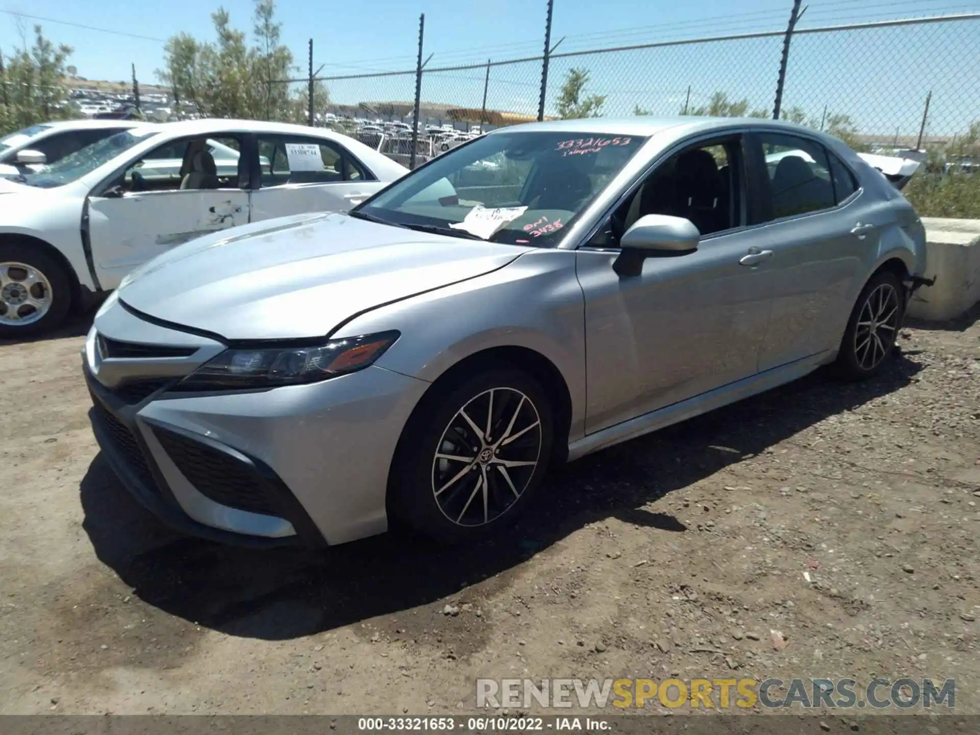 2 Photograph of a damaged car 4T1G11AK7MU443404 TOYOTA CAMRY 2021