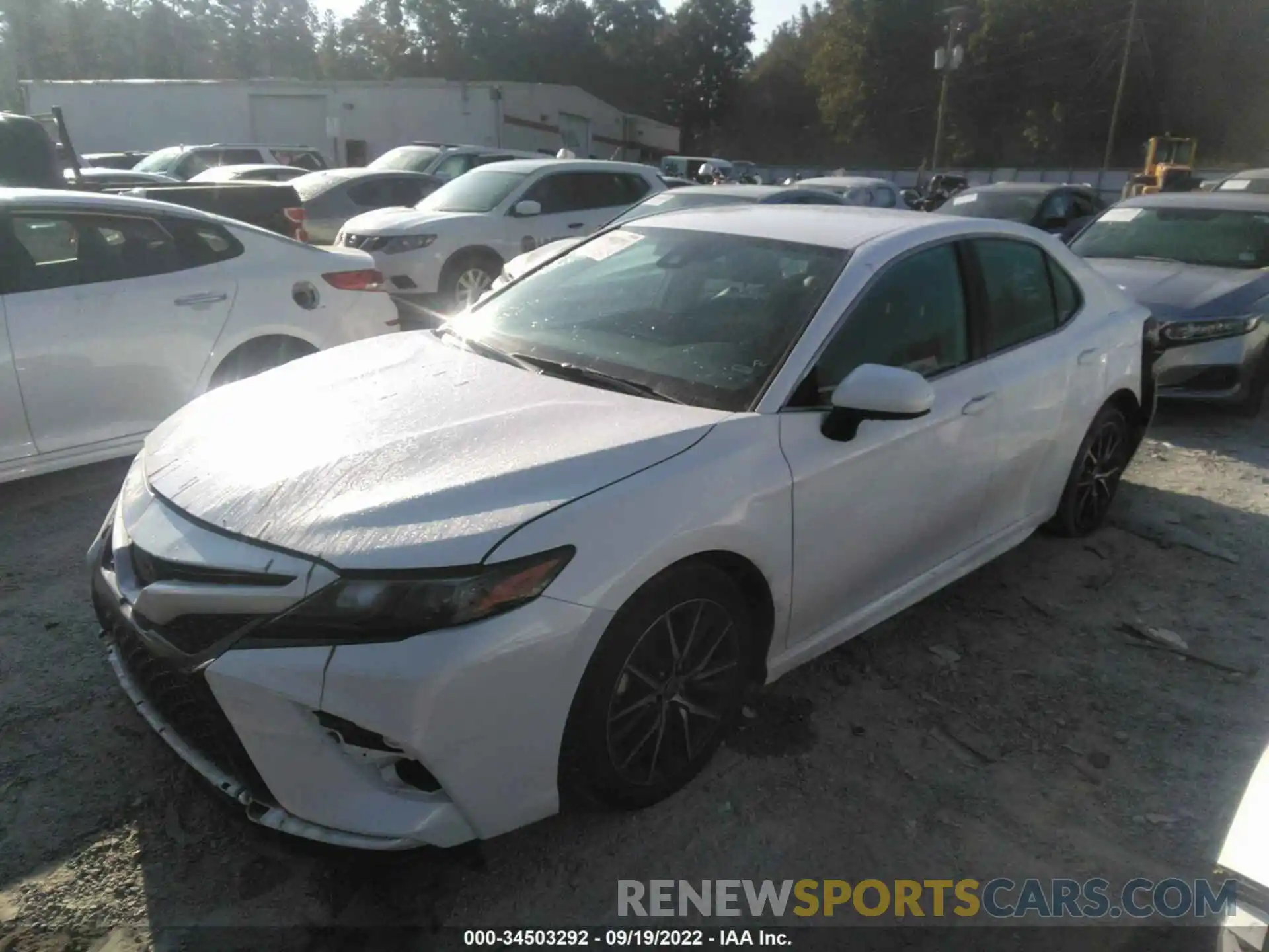 2 Photograph of a damaged car 4T1G11AK7MU457237 TOYOTA CAMRY 2021