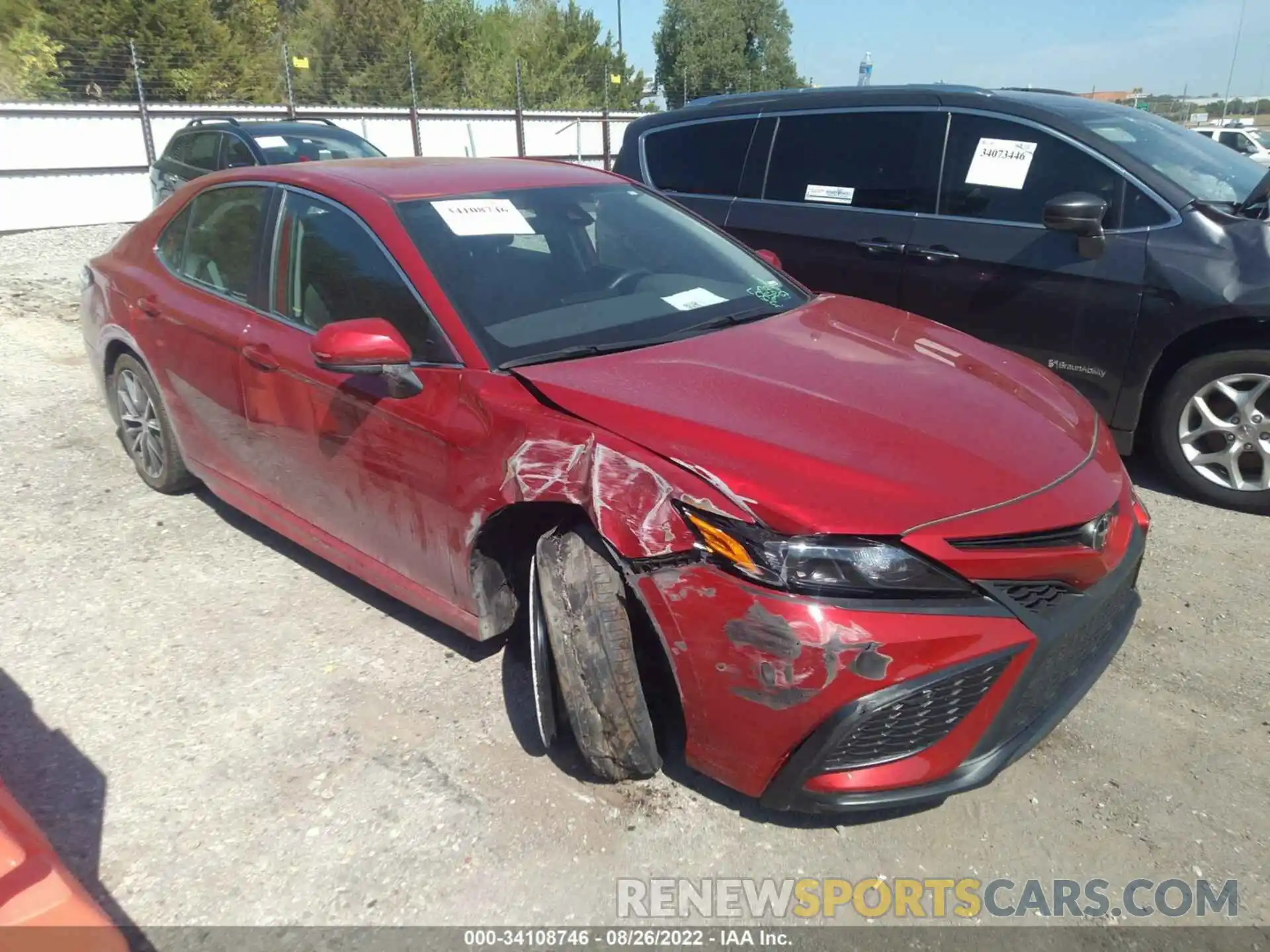 1 Photograph of a damaged car 4T1G11AK7MU475382 TOYOTA CAMRY 2021