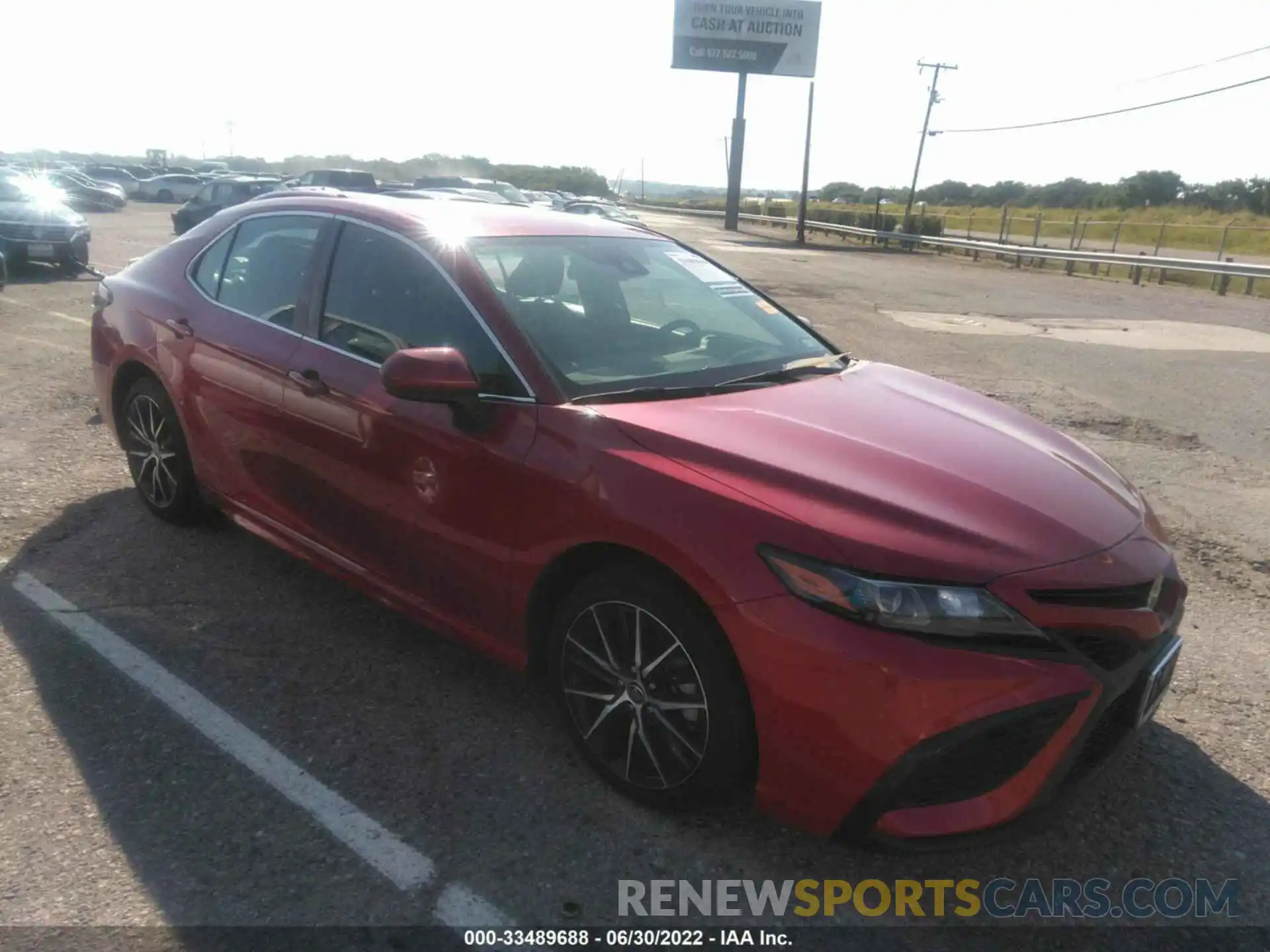 1 Photograph of a damaged car 4T1G11AK7MU480985 TOYOTA CAMRY 2021