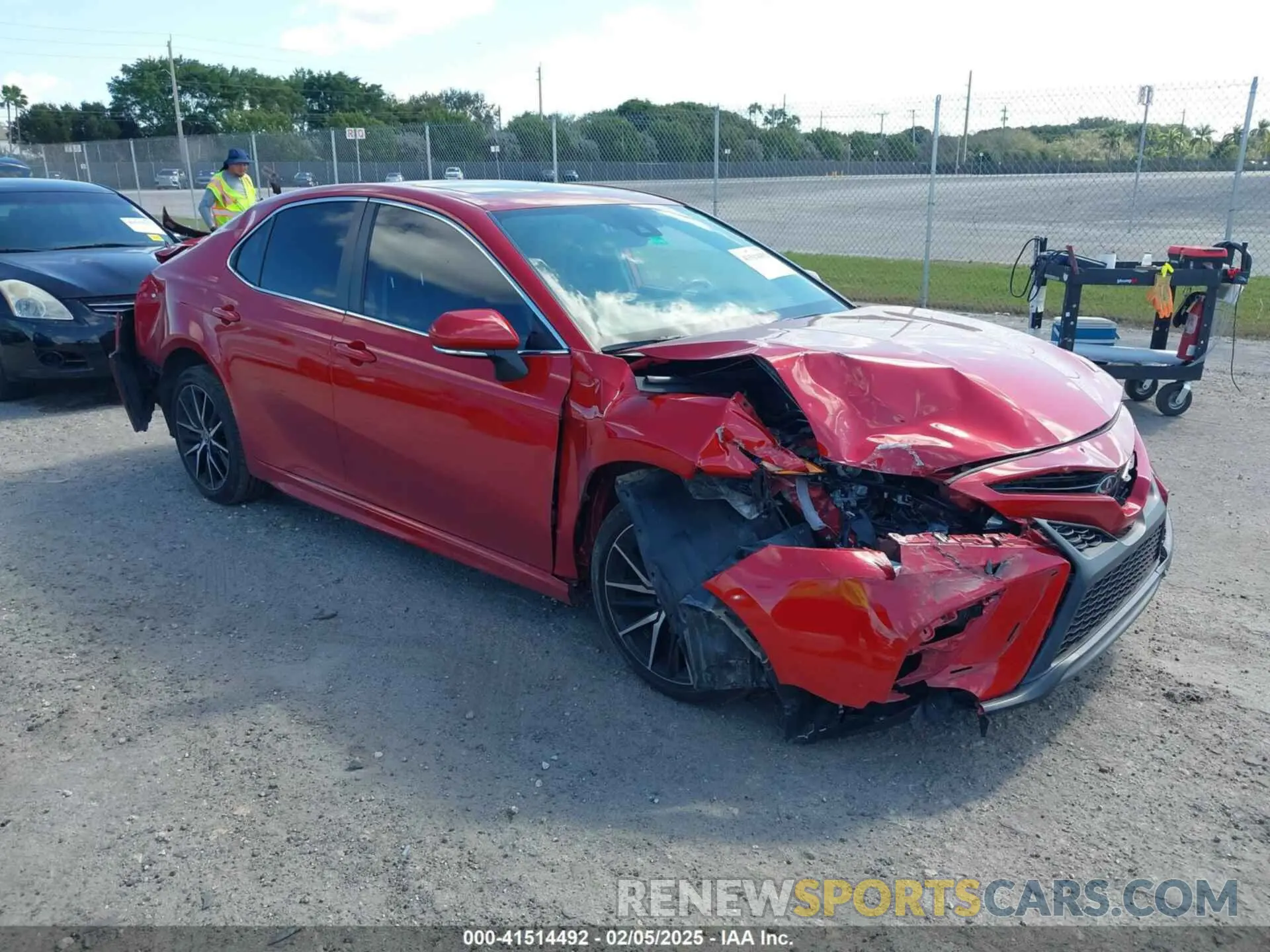 1 Photograph of a damaged car 4T1G11AK7MU484390 TOYOTA CAMRY 2021