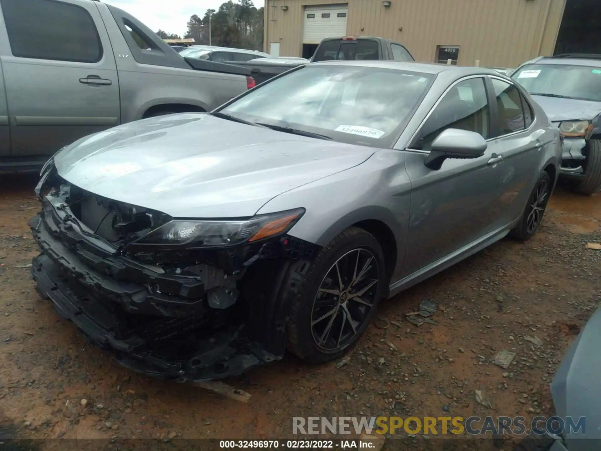 2 Photograph of a damaged car 4T1G11AK7MU491615 TOYOTA CAMRY 2021