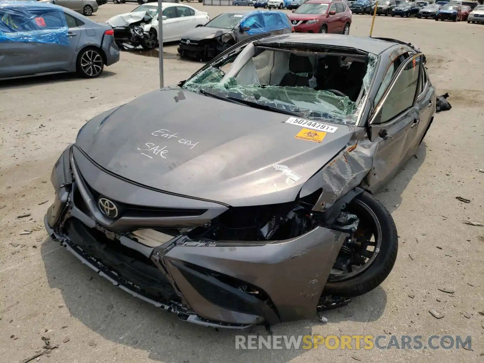 2 Photograph of a damaged car 4T1G11AK7MU516903 TOYOTA CAMRY 2021