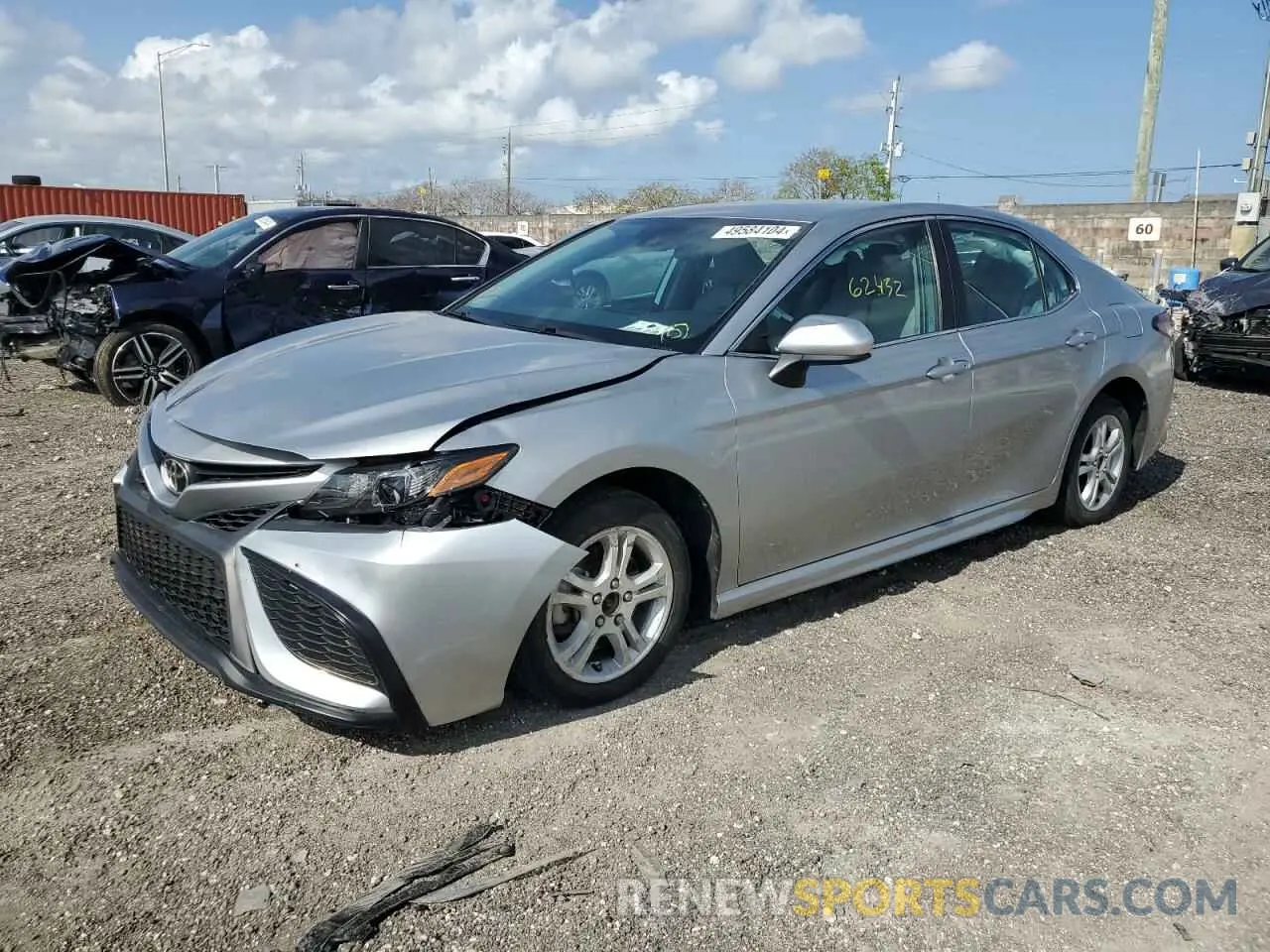 1 Photograph of a damaged car 4T1G11AK7MU523415 TOYOTA CAMRY 2021