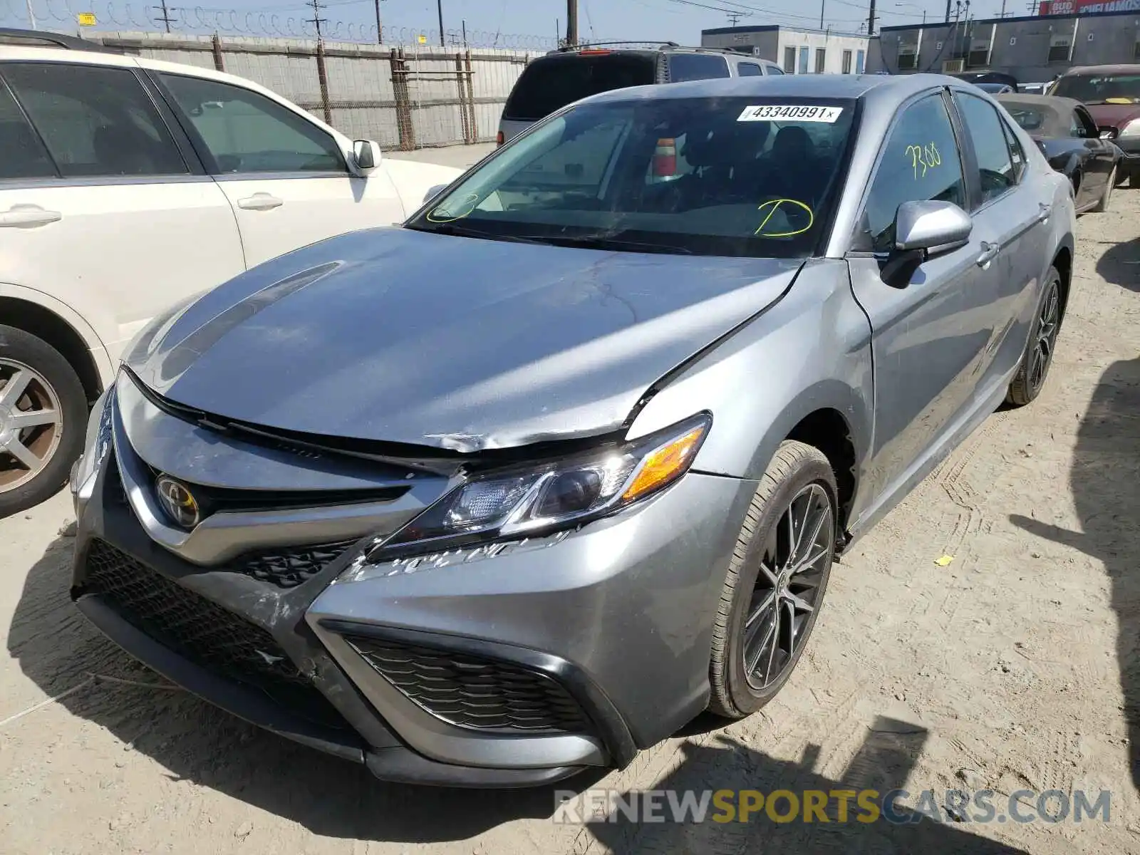 2 Photograph of a damaged car 4T1G11AK7MU535919 TOYOTA CAMRY 2021