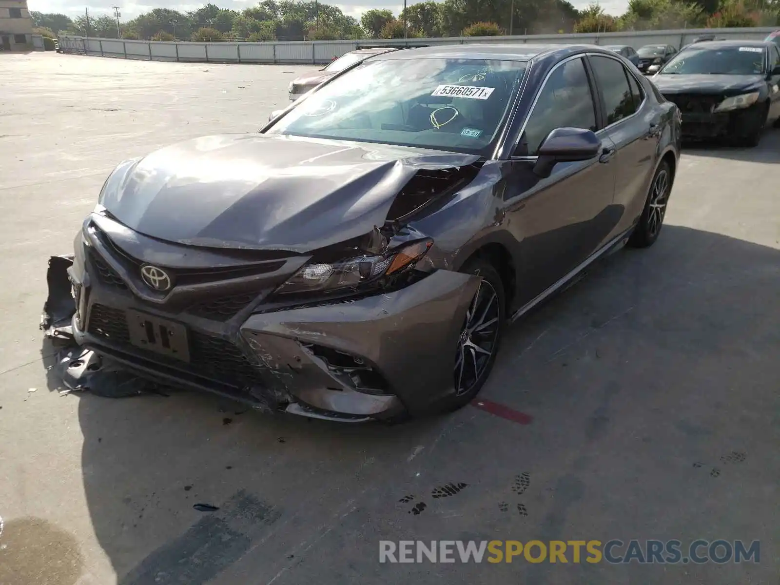 2 Photograph of a damaged car 4T1G11AK7MU541753 TOYOTA CAMRY 2021