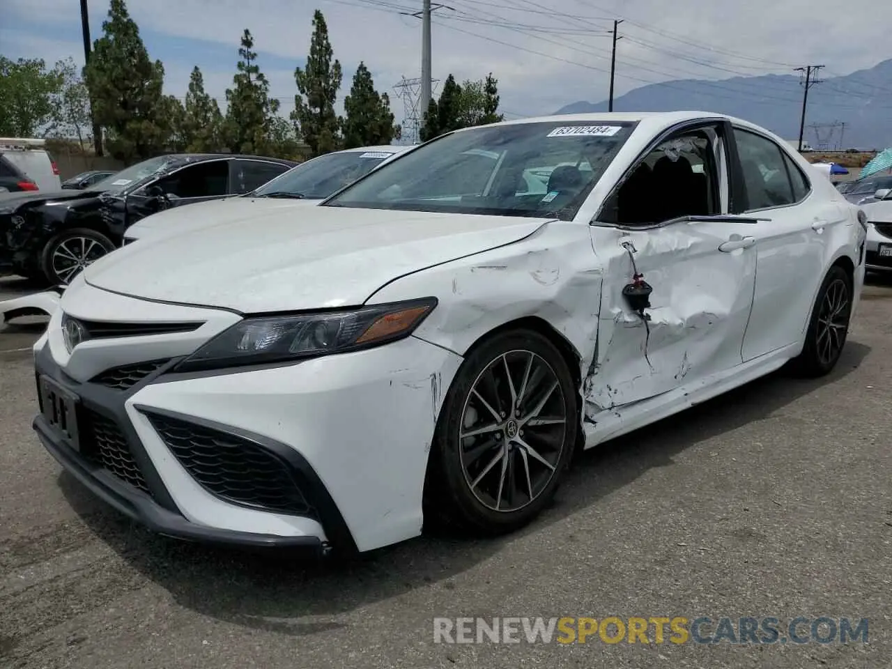 1 Photograph of a damaged car 4T1G11AK7MU547312 TOYOTA CAMRY 2021