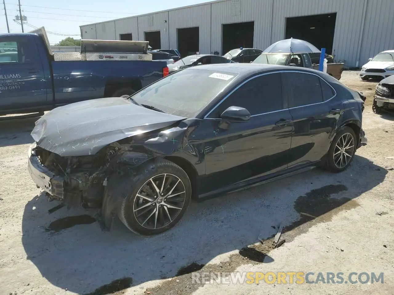 1 Photograph of a damaged car 4T1G11AK7MU561792 TOYOTA CAMRY 2021