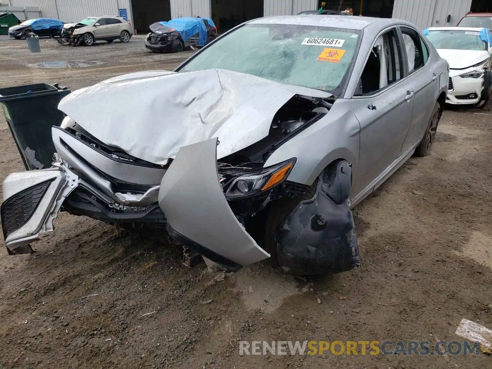 2 Photograph of a damaged car 4T1G11AK7MU564353 TOYOTA CAMRY 2021