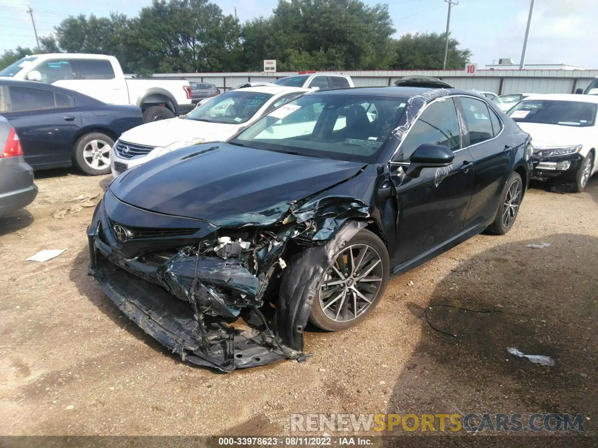 2 Photograph of a damaged car 4T1G11AK7MU566202 TOYOTA CAMRY 2021