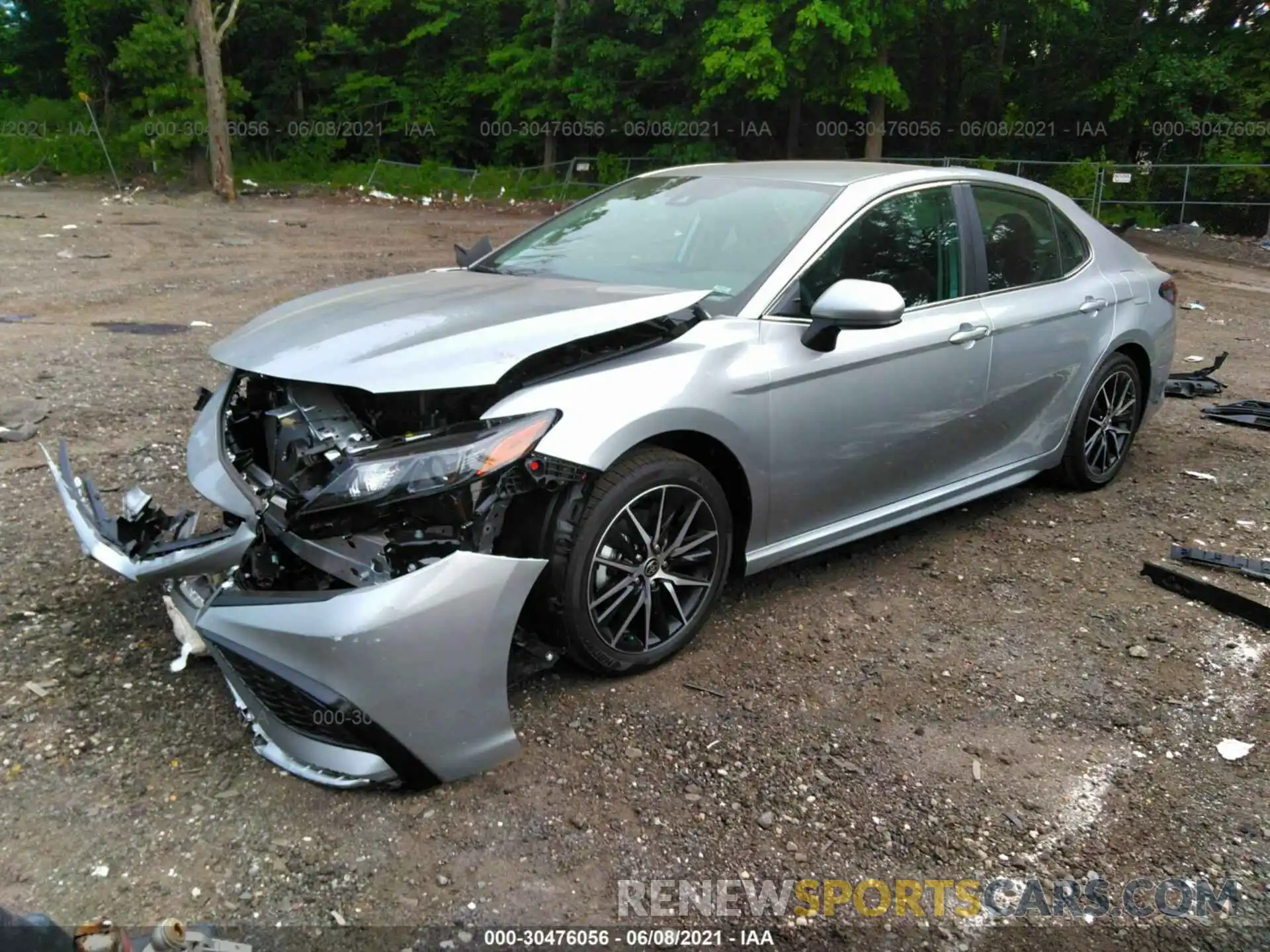 2 Photograph of a damaged car 4T1G11AK7MU569245 TOYOTA CAMRY 2021