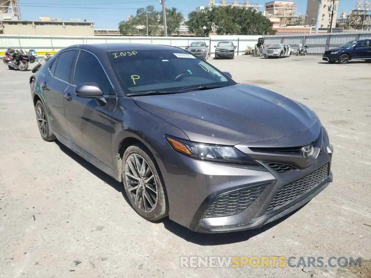 1 Photograph of a damaged car 4T1G11AK7MU580956 TOYOTA CAMRY 2021