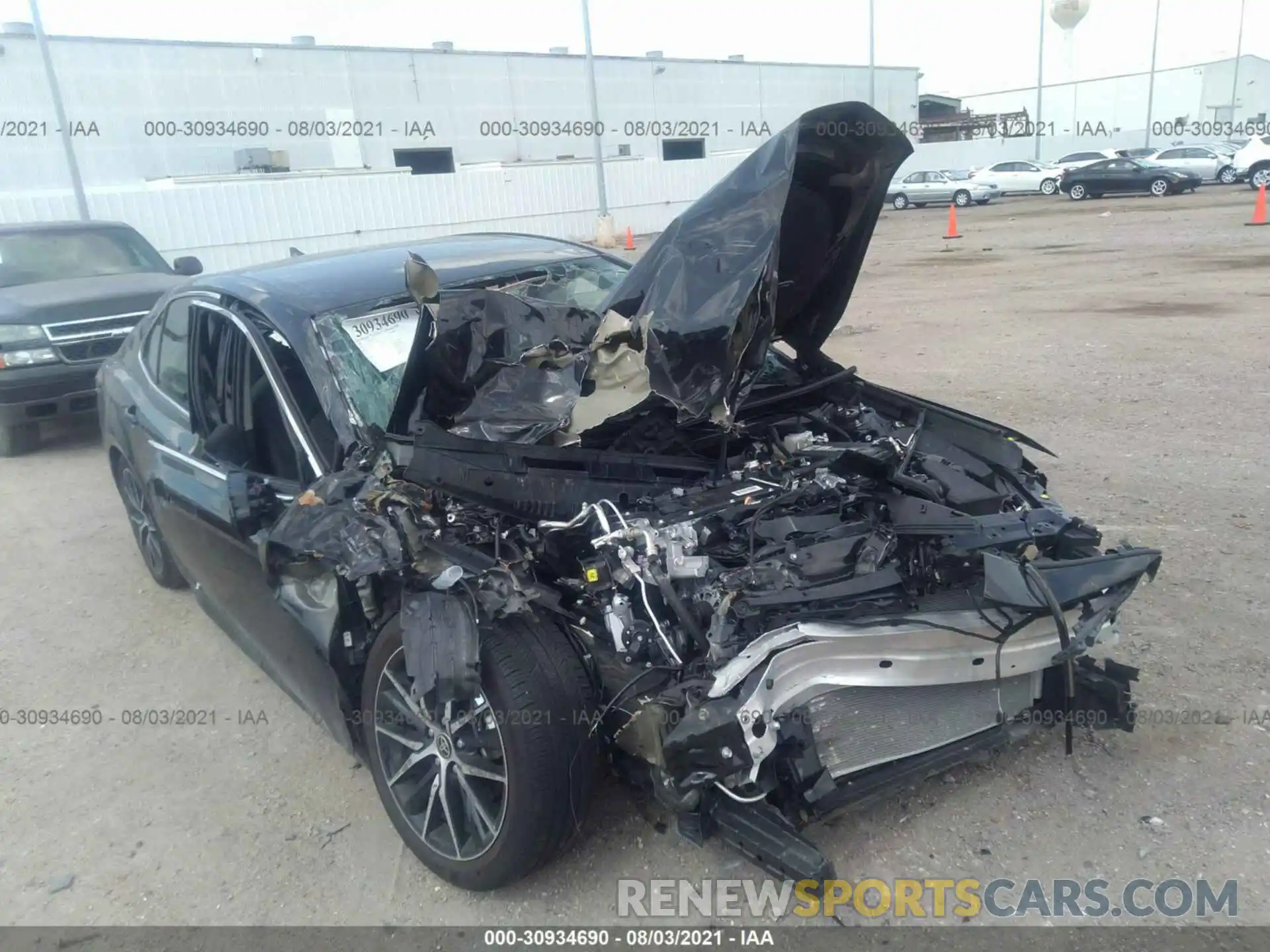 1 Photograph of a damaged car 4T1G11AK7MU581296 TOYOTA CAMRY 2021