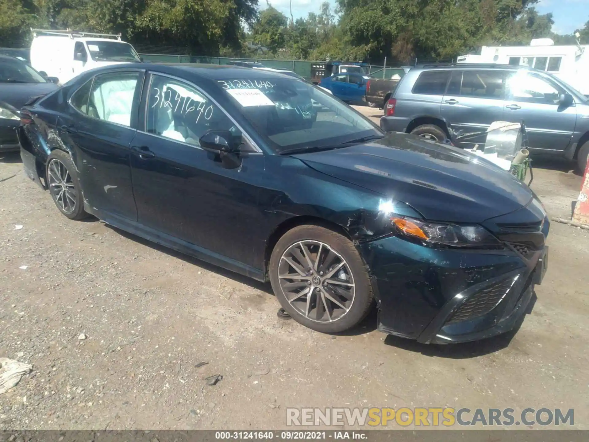 1 Photograph of a damaged car 4T1G11AK7MU598910 TOYOTA CAMRY 2021