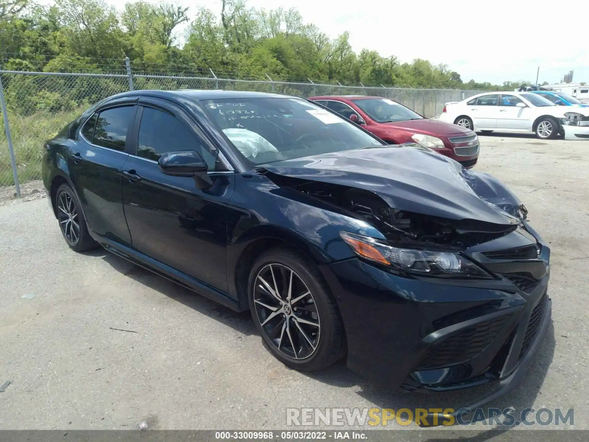 1 Photograph of a damaged car 4T1G11AK7MU603328 TOYOTA CAMRY 2021