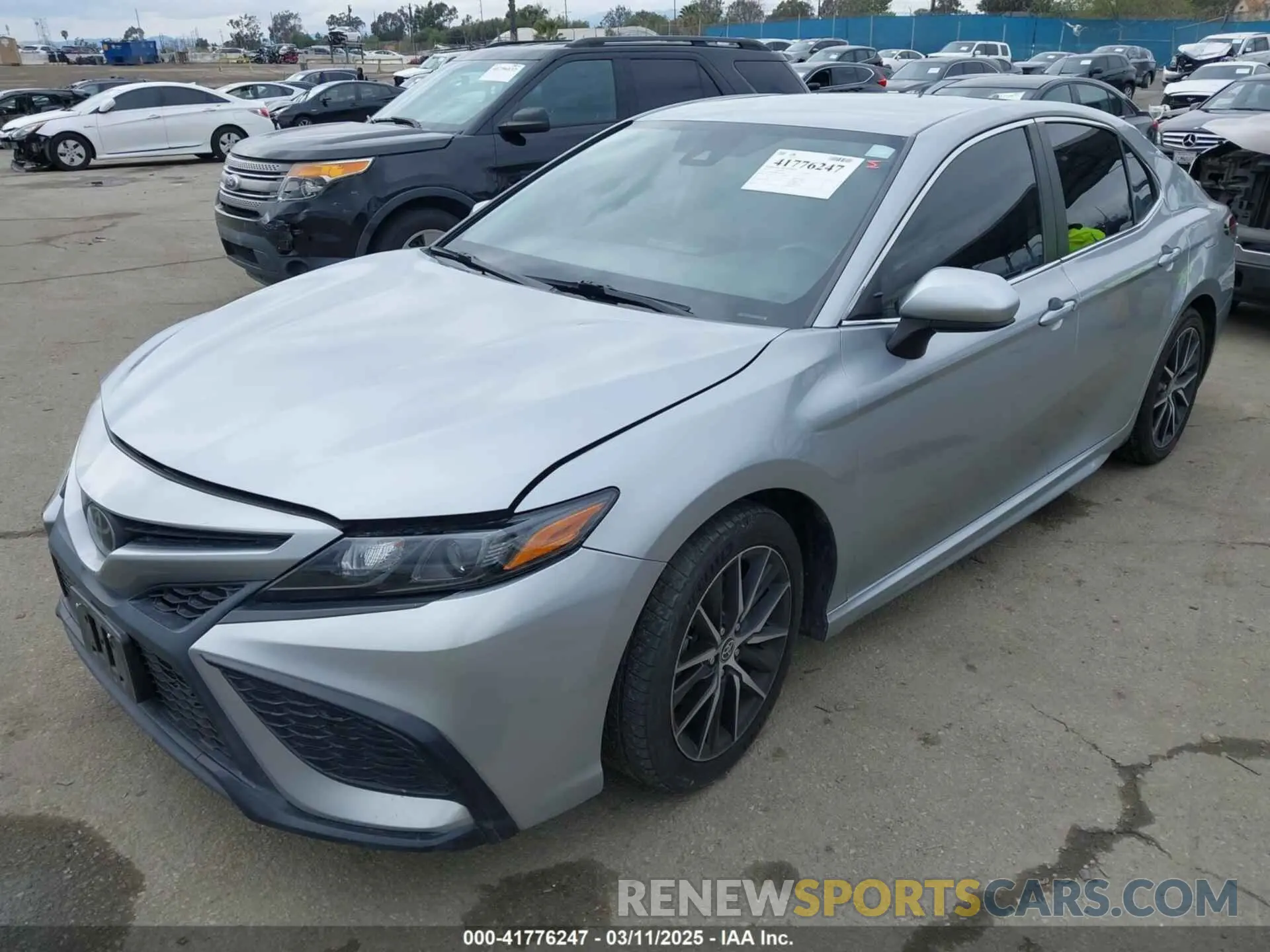 2 Photograph of a damaged car 4T1G11AK7MU604091 TOYOTA CAMRY 2021