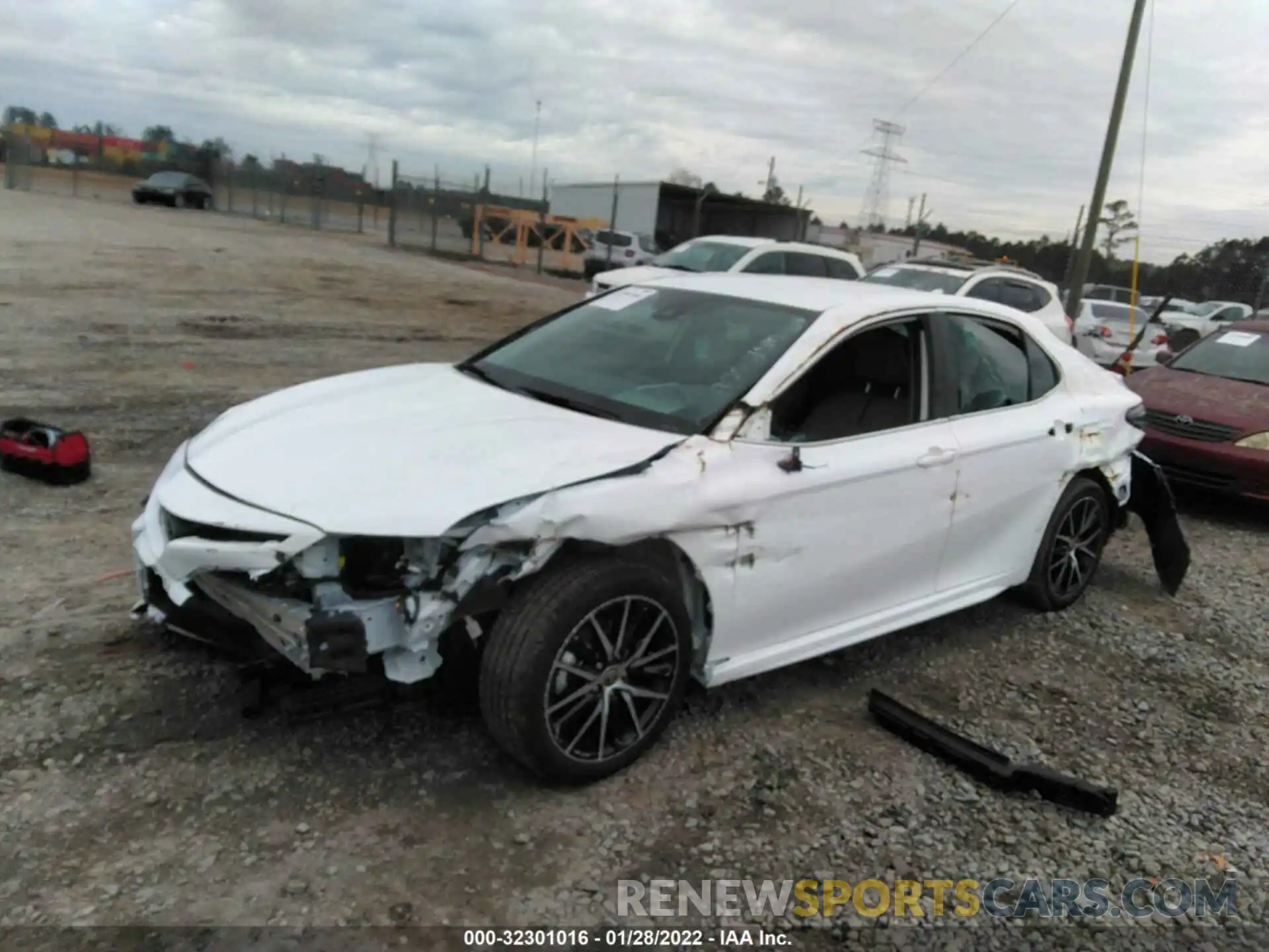 2 Photograph of a damaged car 4T1G11AK7MU613101 TOYOTA CAMRY 2021