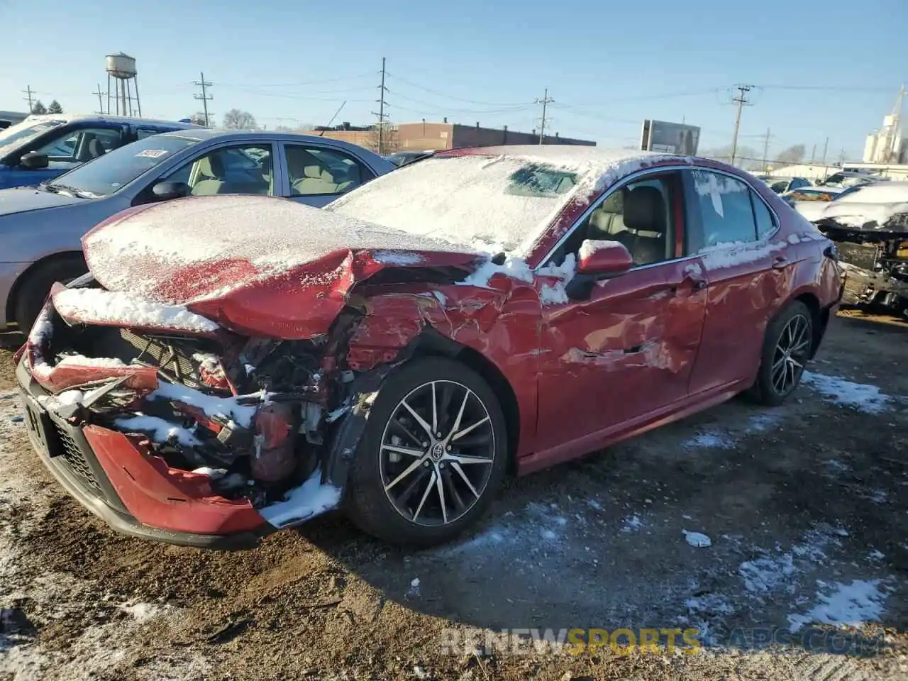 1 Photograph of a damaged car 4T1G11AK8MU413036 TOYOTA CAMRY 2021