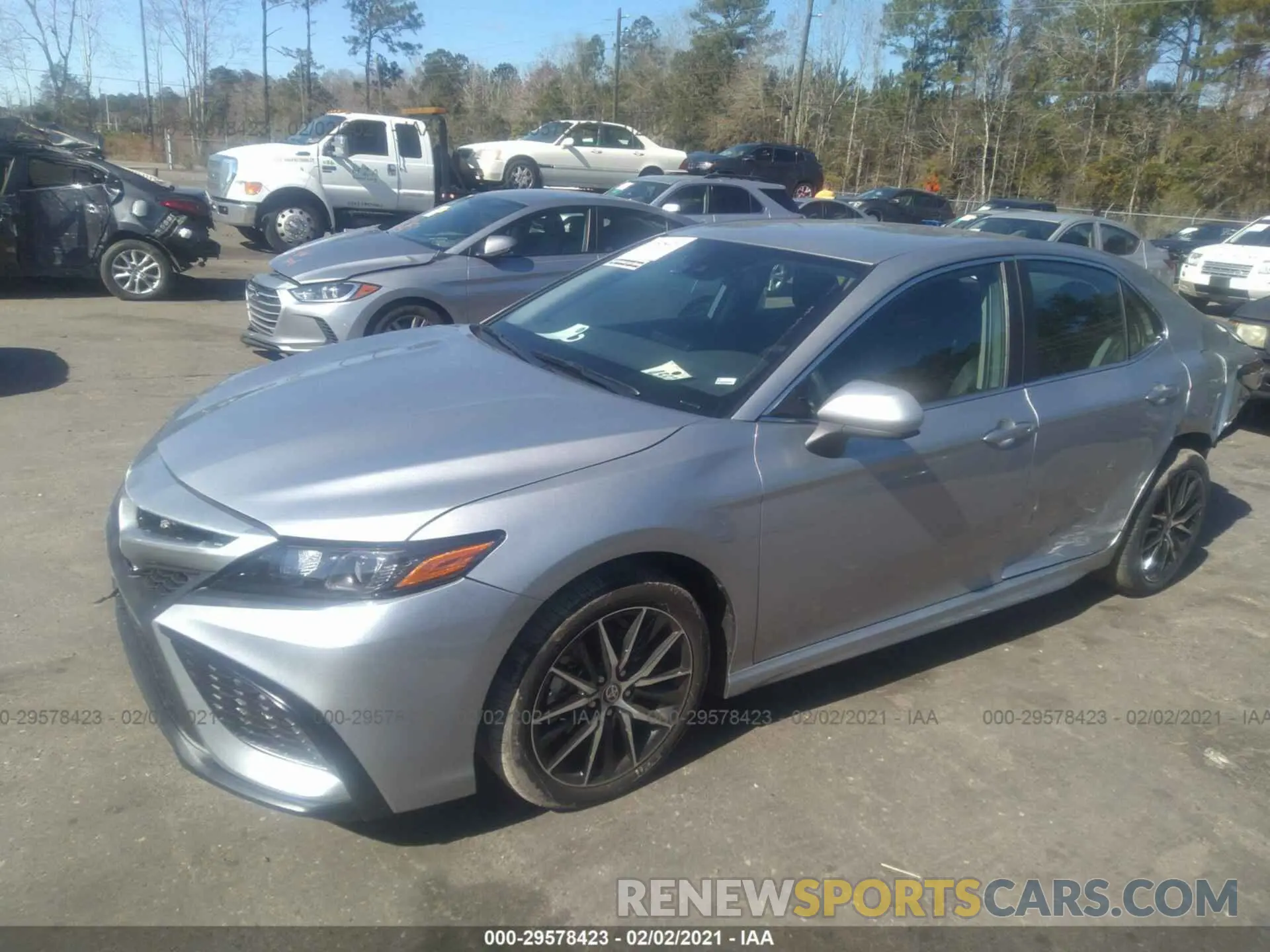 2 Photograph of a damaged car 4T1G11AK8MU416695 TOYOTA CAMRY 2021