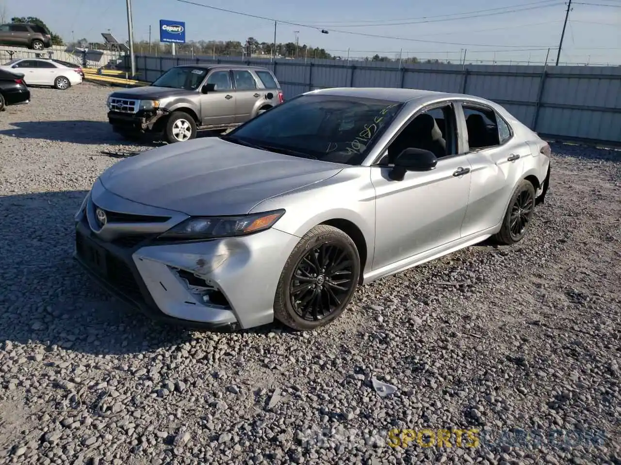 2 Photograph of a damaged car 4T1G11AK8MU428104 TOYOTA CAMRY 2021