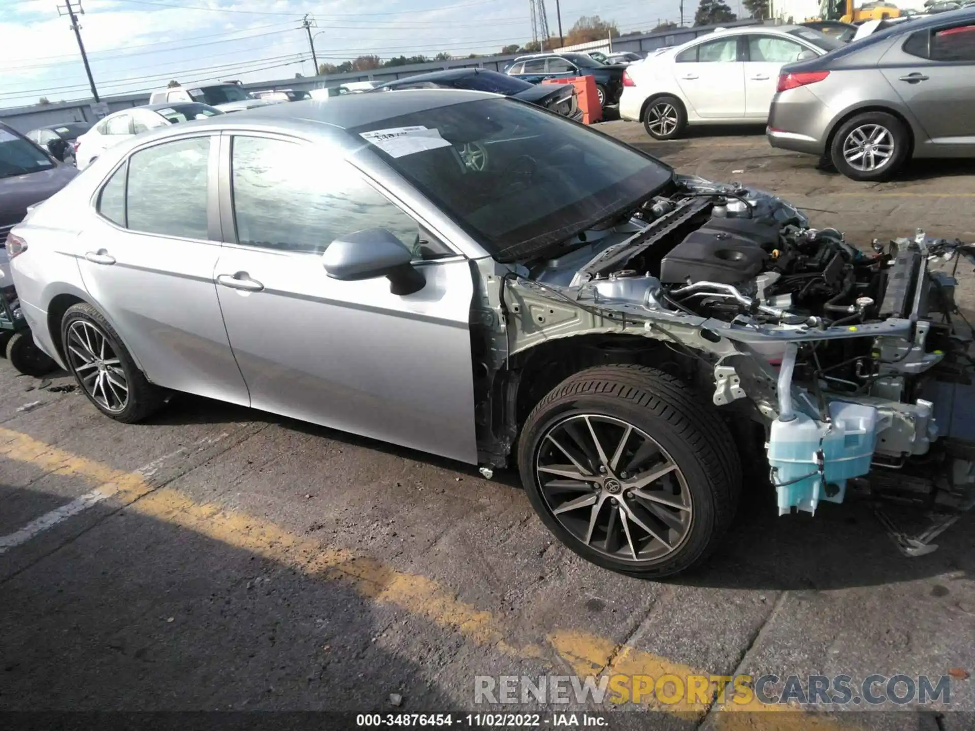 1 Photograph of a damaged car 4T1G11AK8MU436073 TOYOTA CAMRY 2021