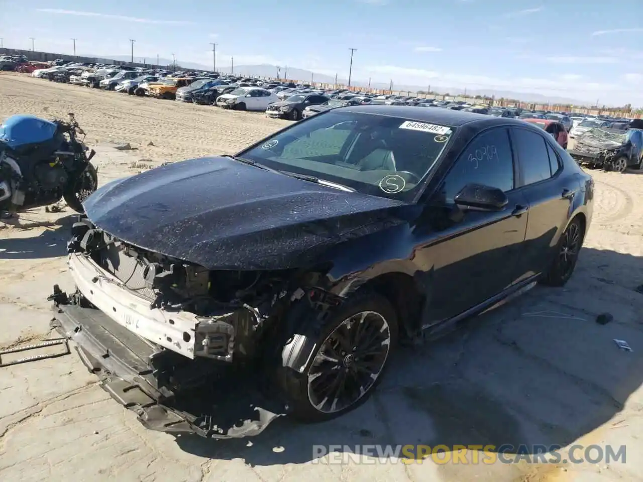 2 Photograph of a damaged car 4T1G11AK8MU442245 TOYOTA CAMRY 2021